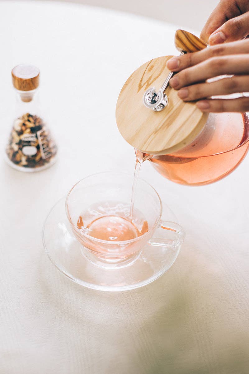 "Teaor" Tea Maker Olive Wood