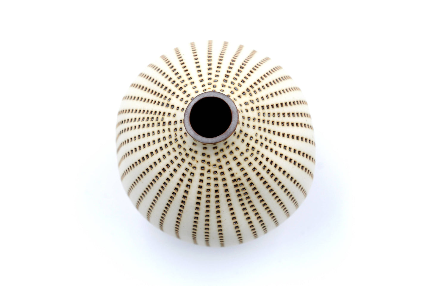 Gugu Sag Minimalist Striped Porcelain Vase (1415W23)