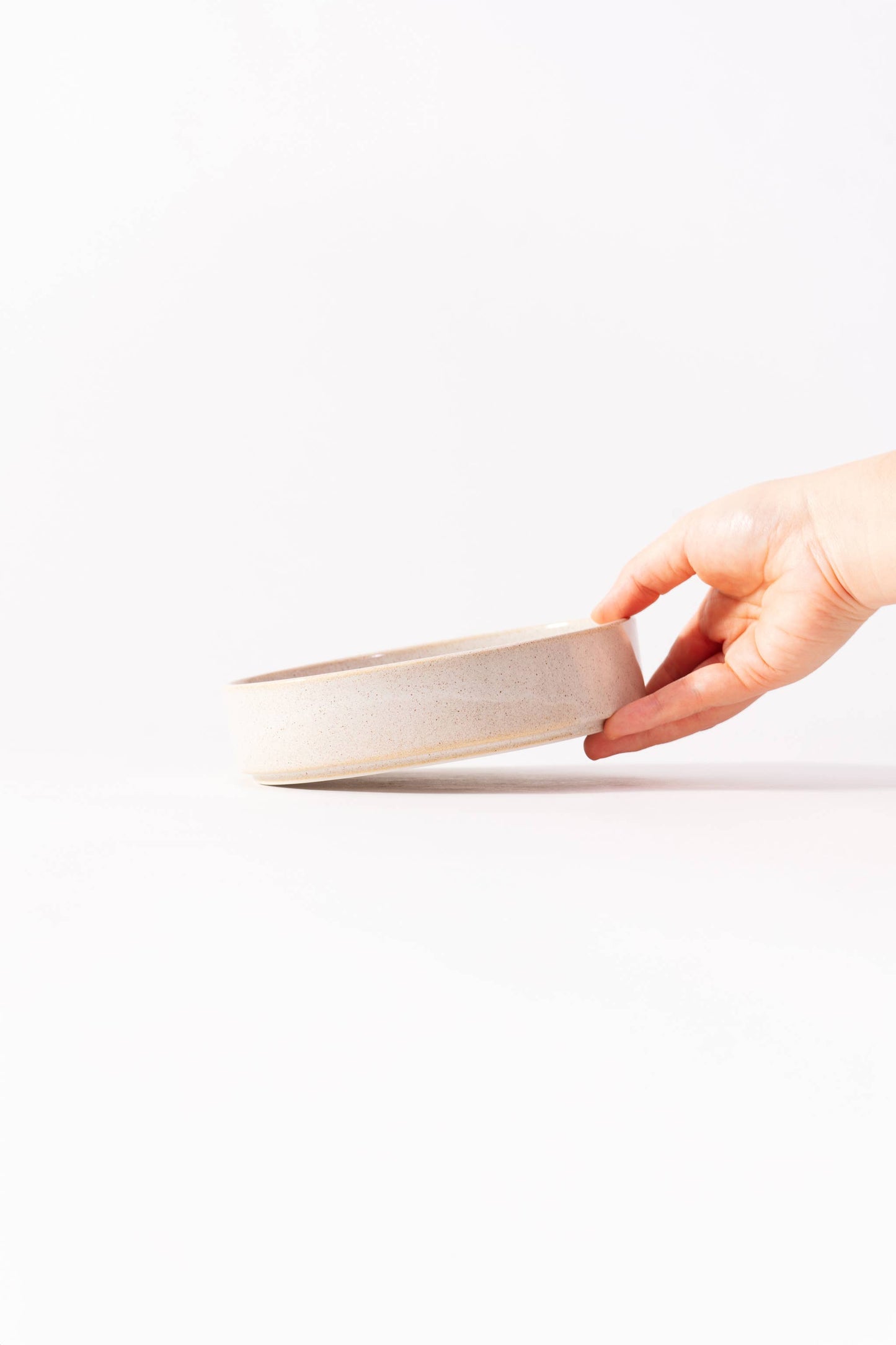 Mino Ware Stackable Organic Deep Plate Small