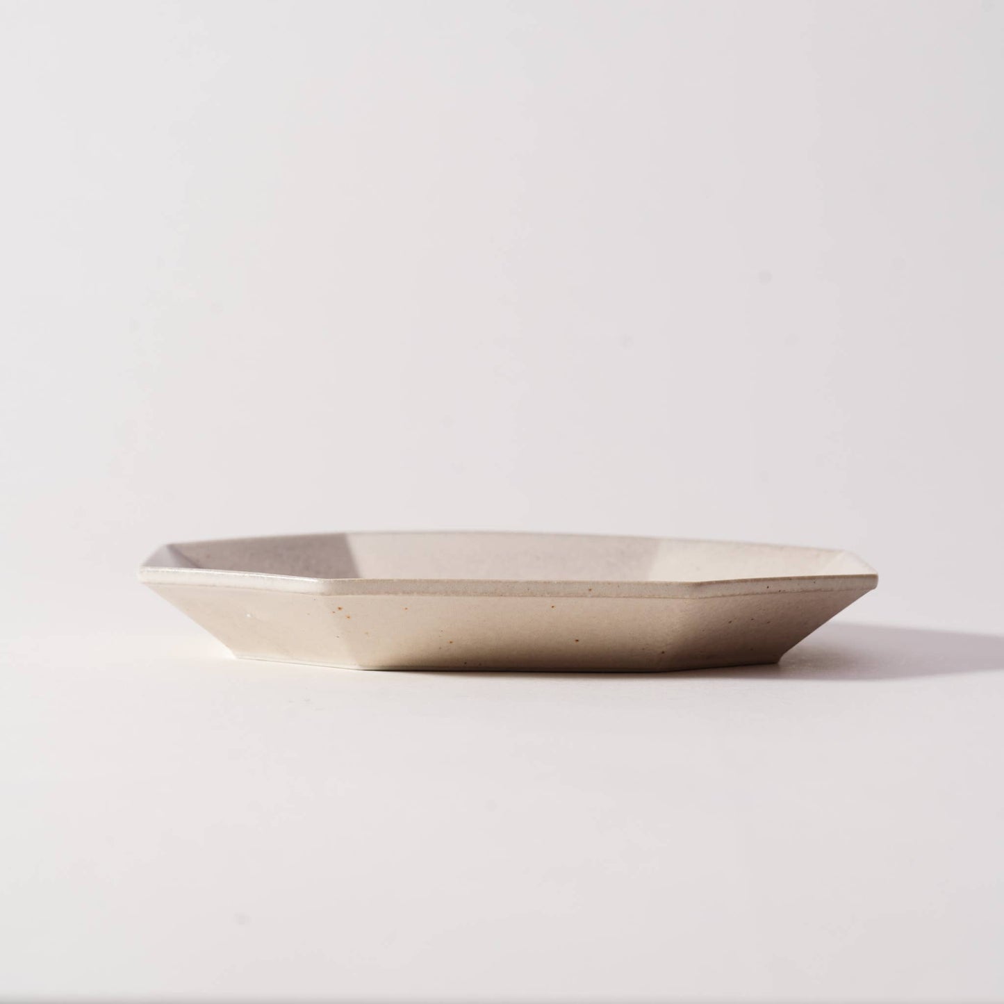 Mino Ware Octagon Oval Plate Small