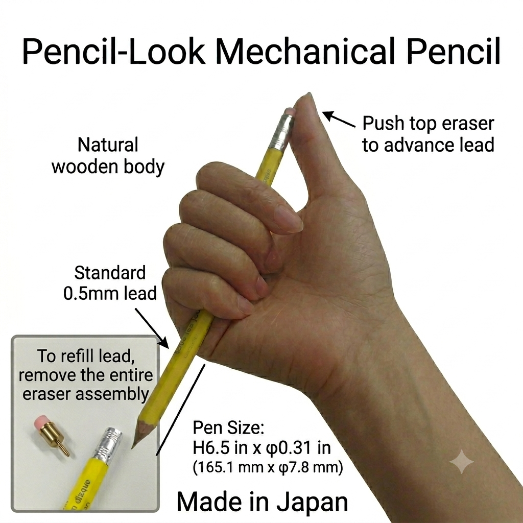 MARK'STYLE Mechanical Pencil with Eraser