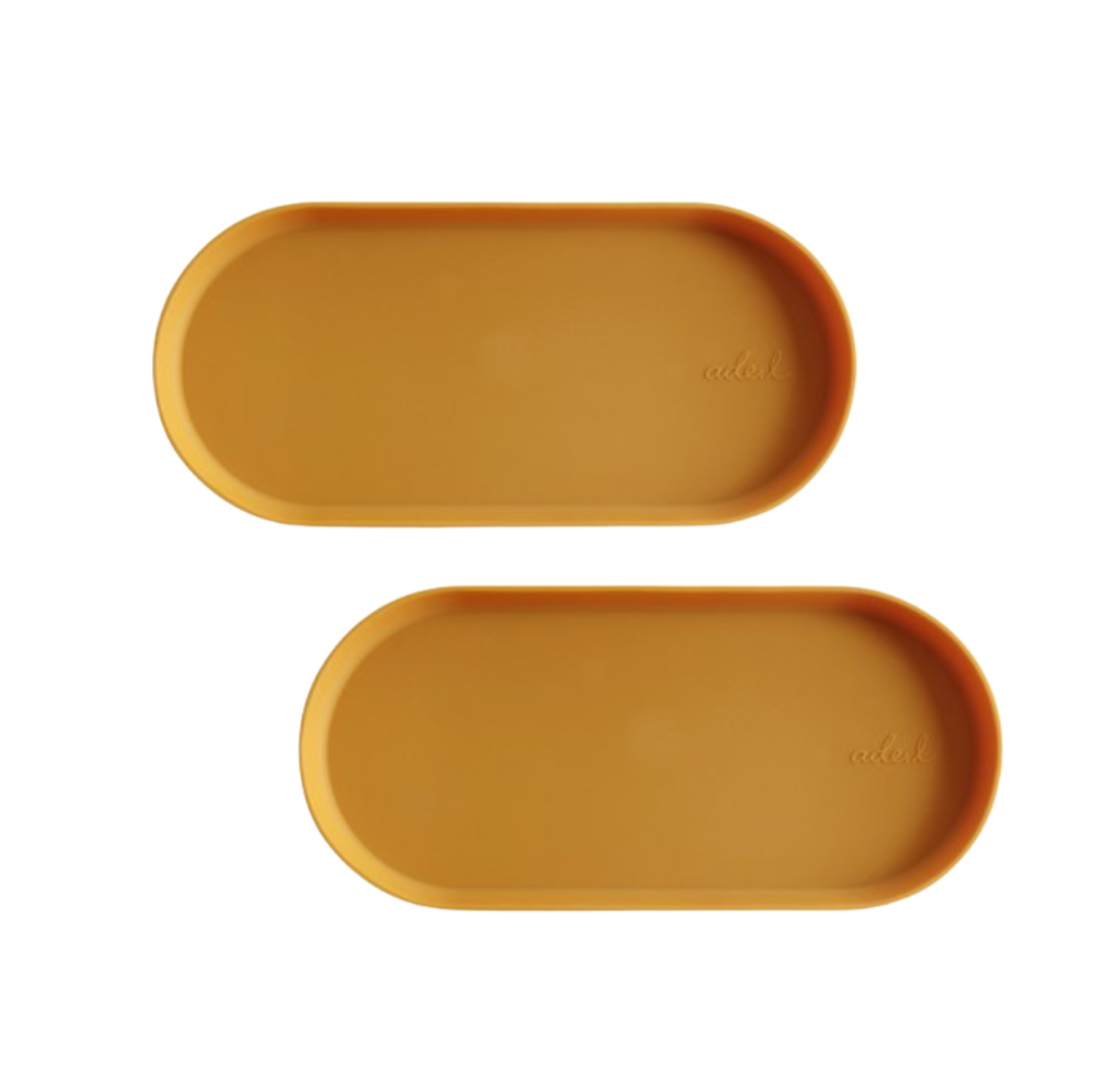 Adel Ellipse Silicone Tray Set of 2