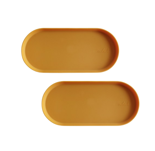 Adel Ellipse Silicone Tray Set of 2