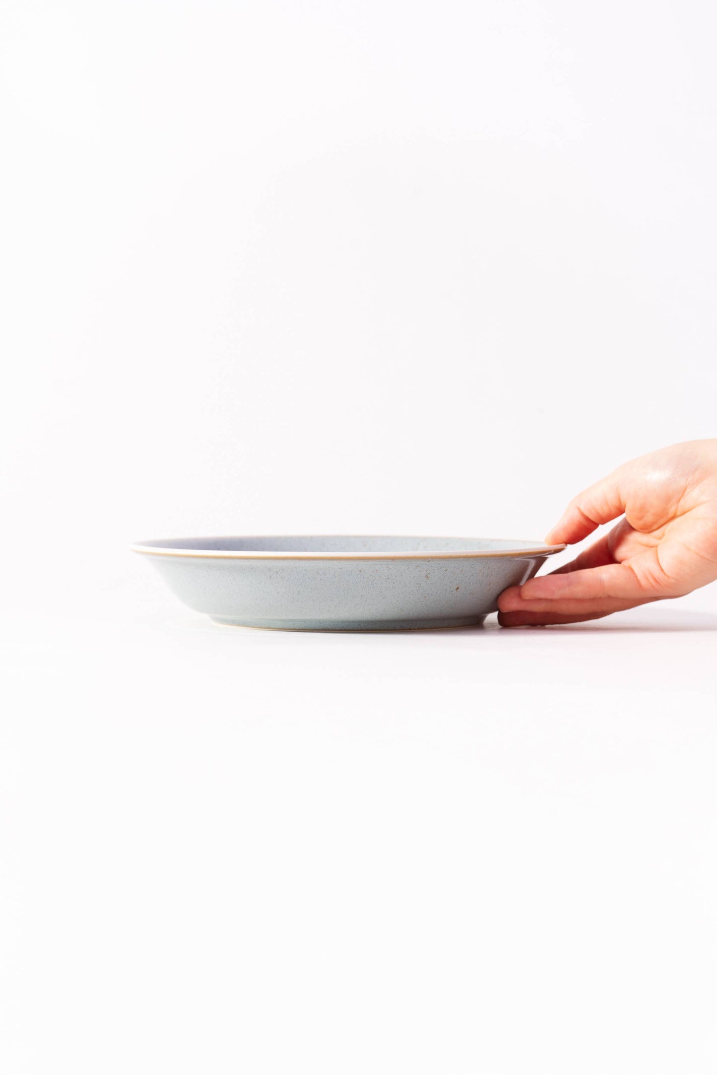 RIM WHITE LINE CURRY & PASTA PLATE