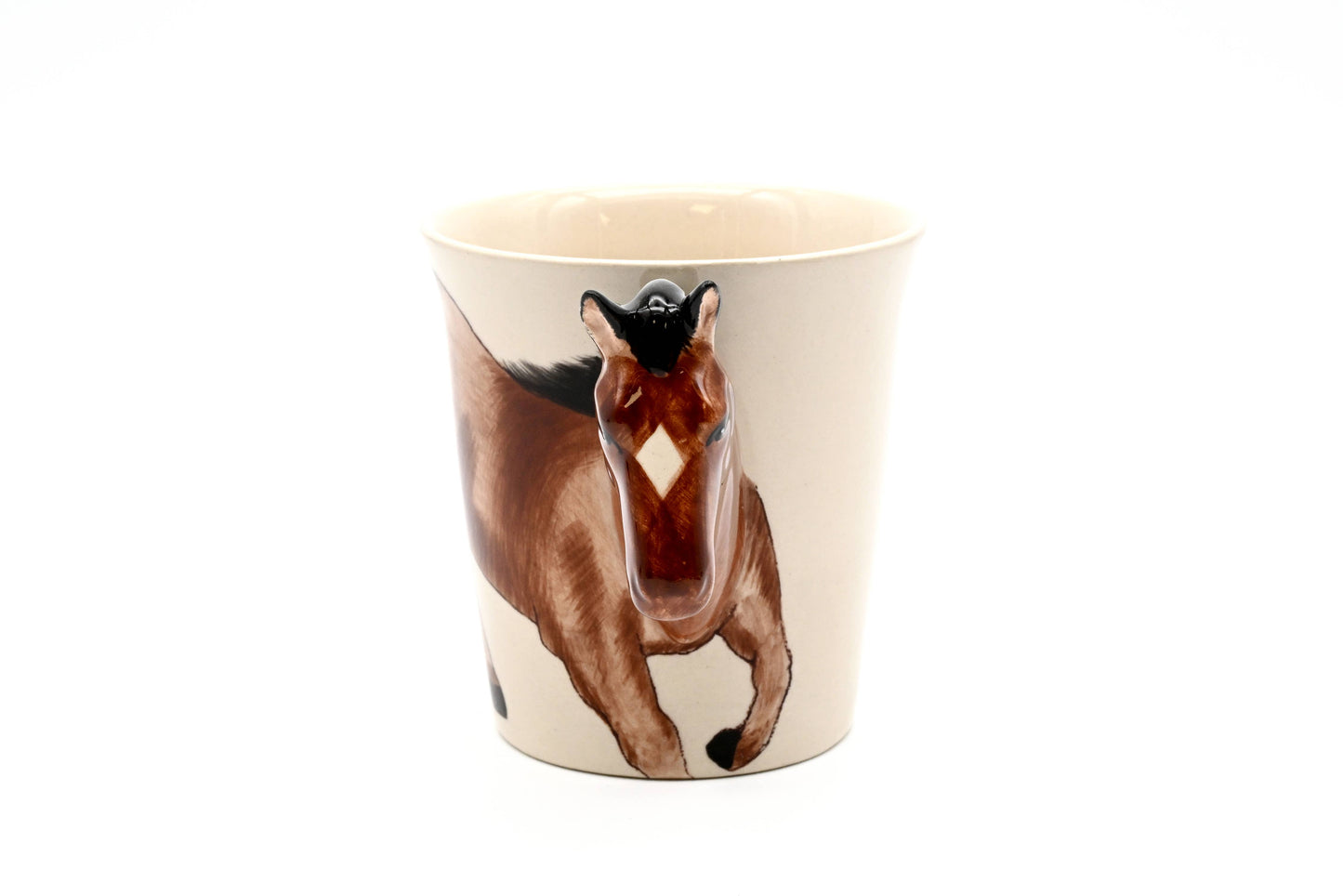 Horse Mug 10 oz Hand-Painted Ceramic Mug (MUG120)