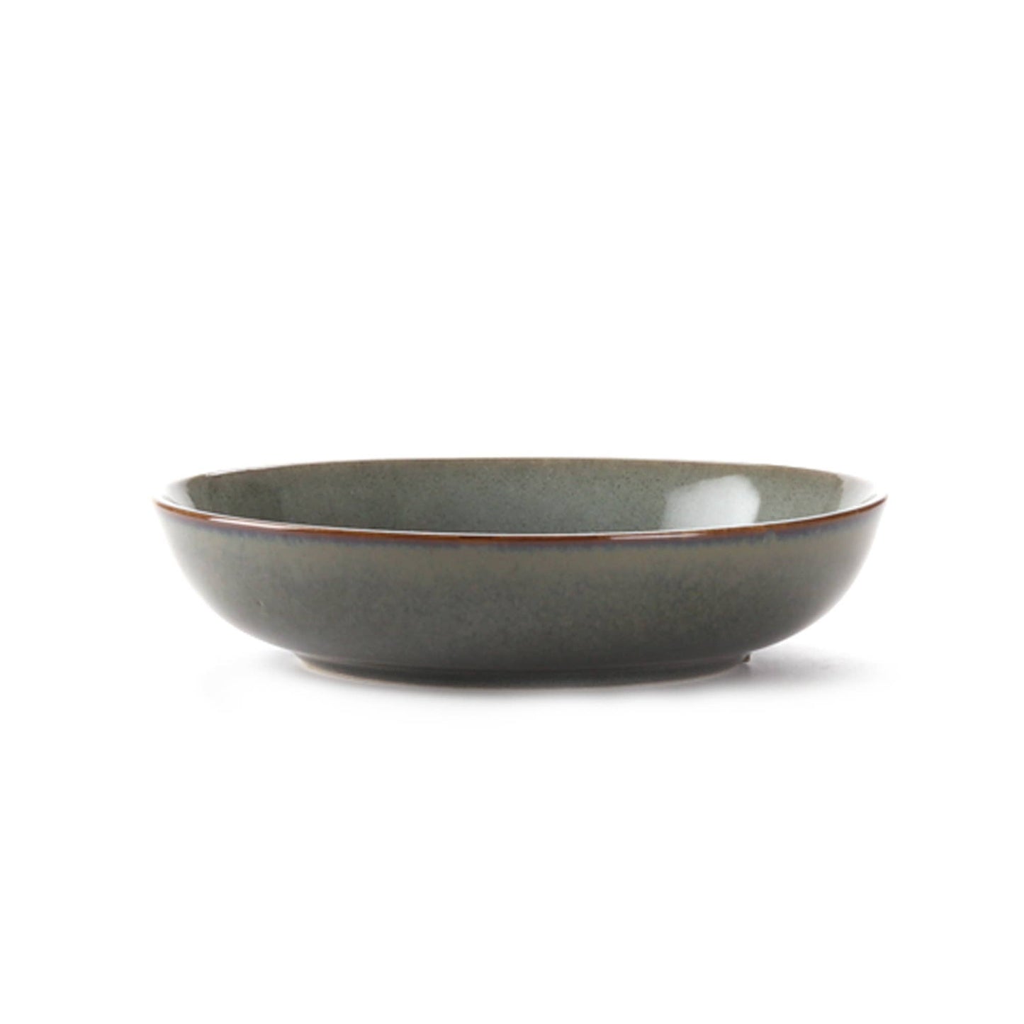 Vikko Harvest Shallow Bowl – Forest Green, 26 oz