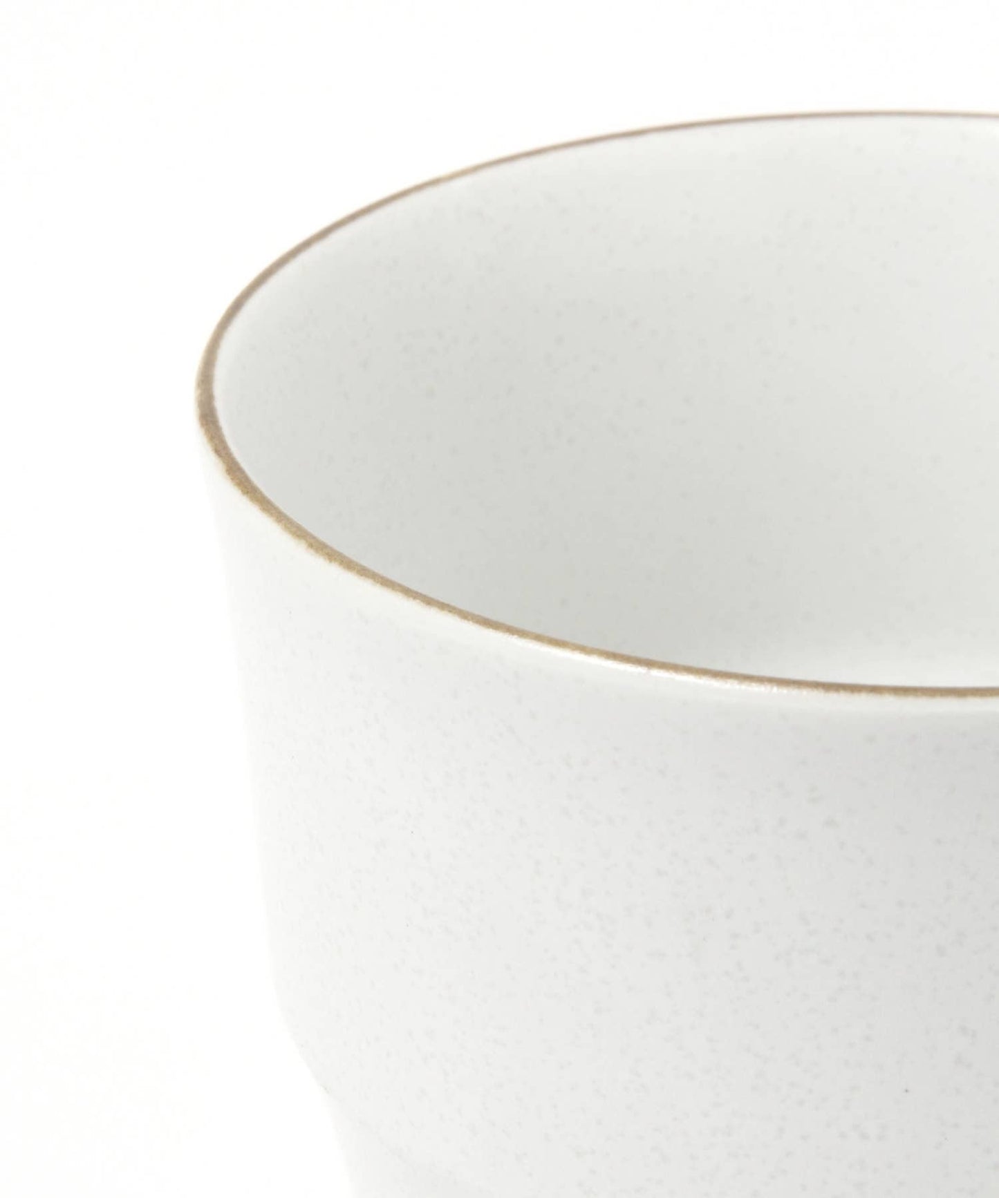 Mino Ware Colored Rim Mug White