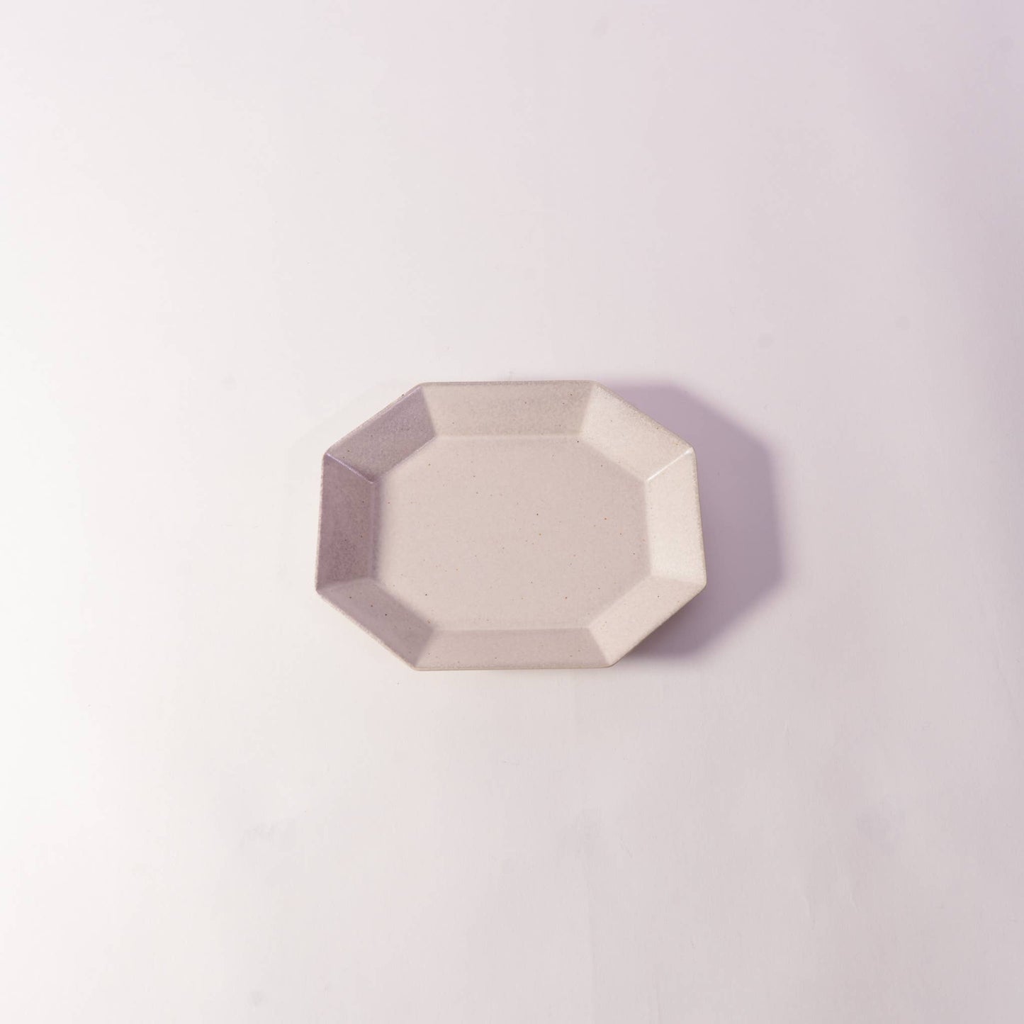 Mino Ware Octagon Oval Plate Small