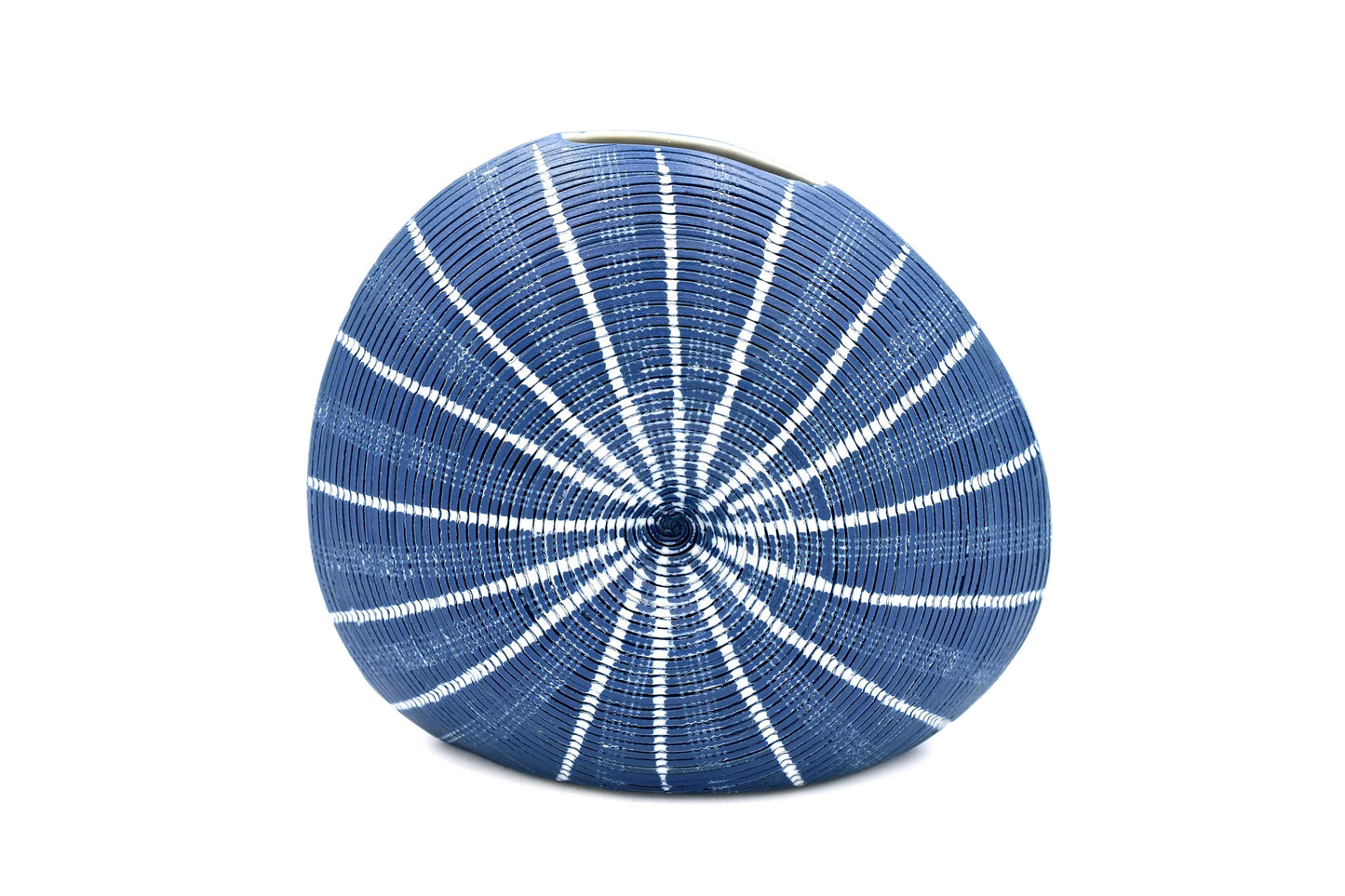 Diva Round Mini Handcrafted Porcelain Bud Vase (226W22BLUE)