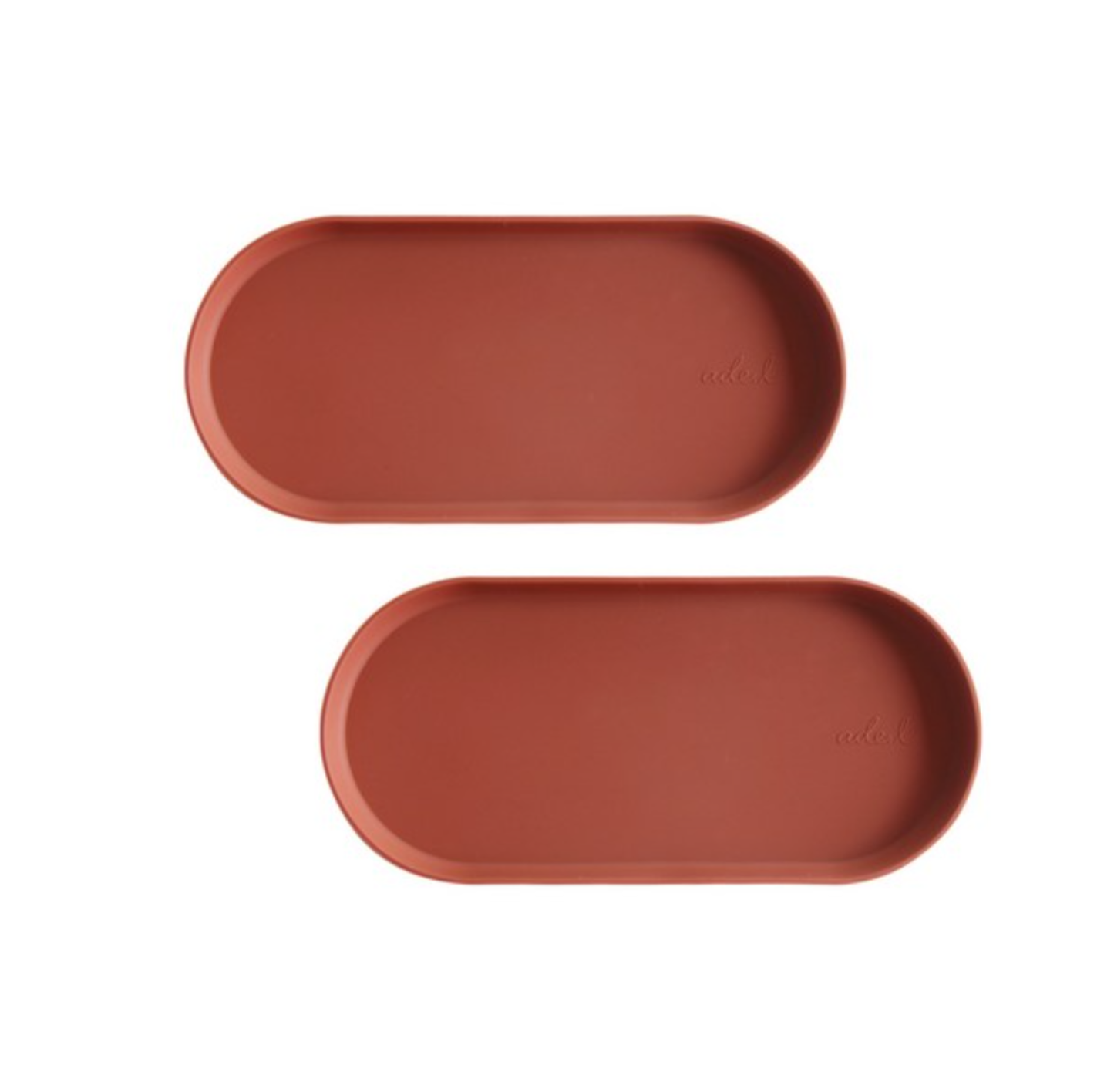 Adel Ellipse Silicone Tray Set of 2
