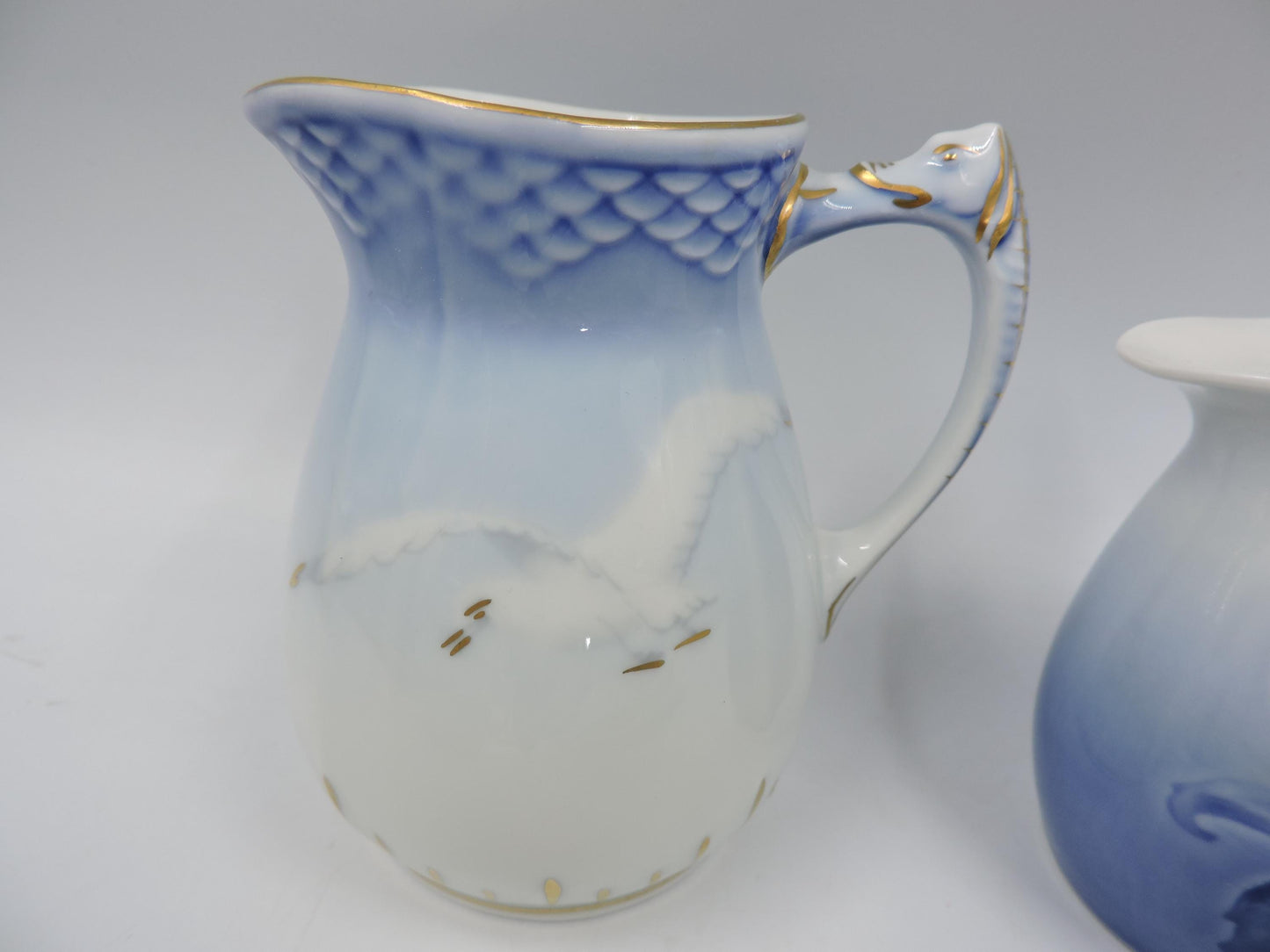 Bing & Grondahl Copenhagen Seagull and flower pitchers