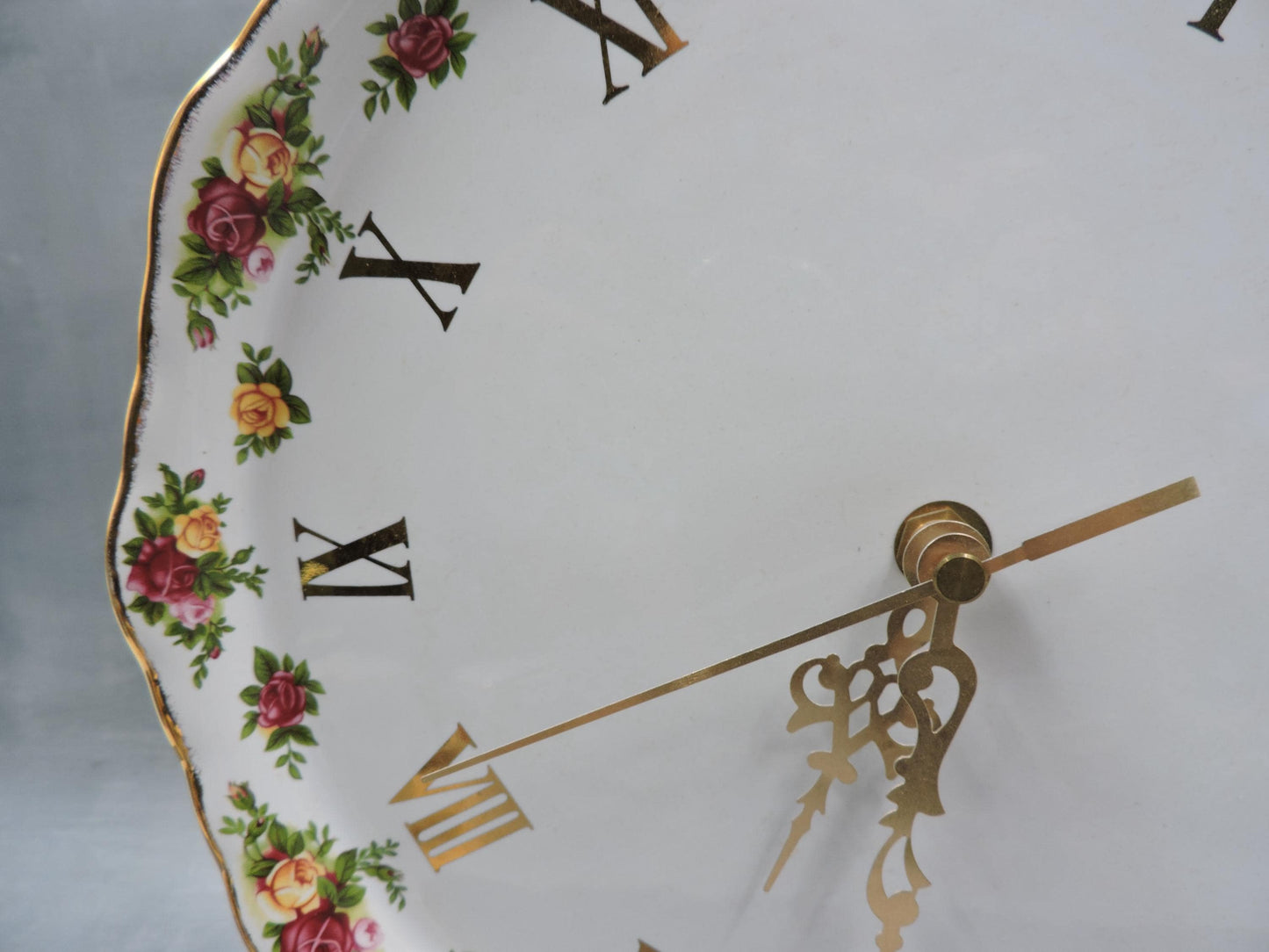 Royal Albert Old Country Roses Round Wall Clock