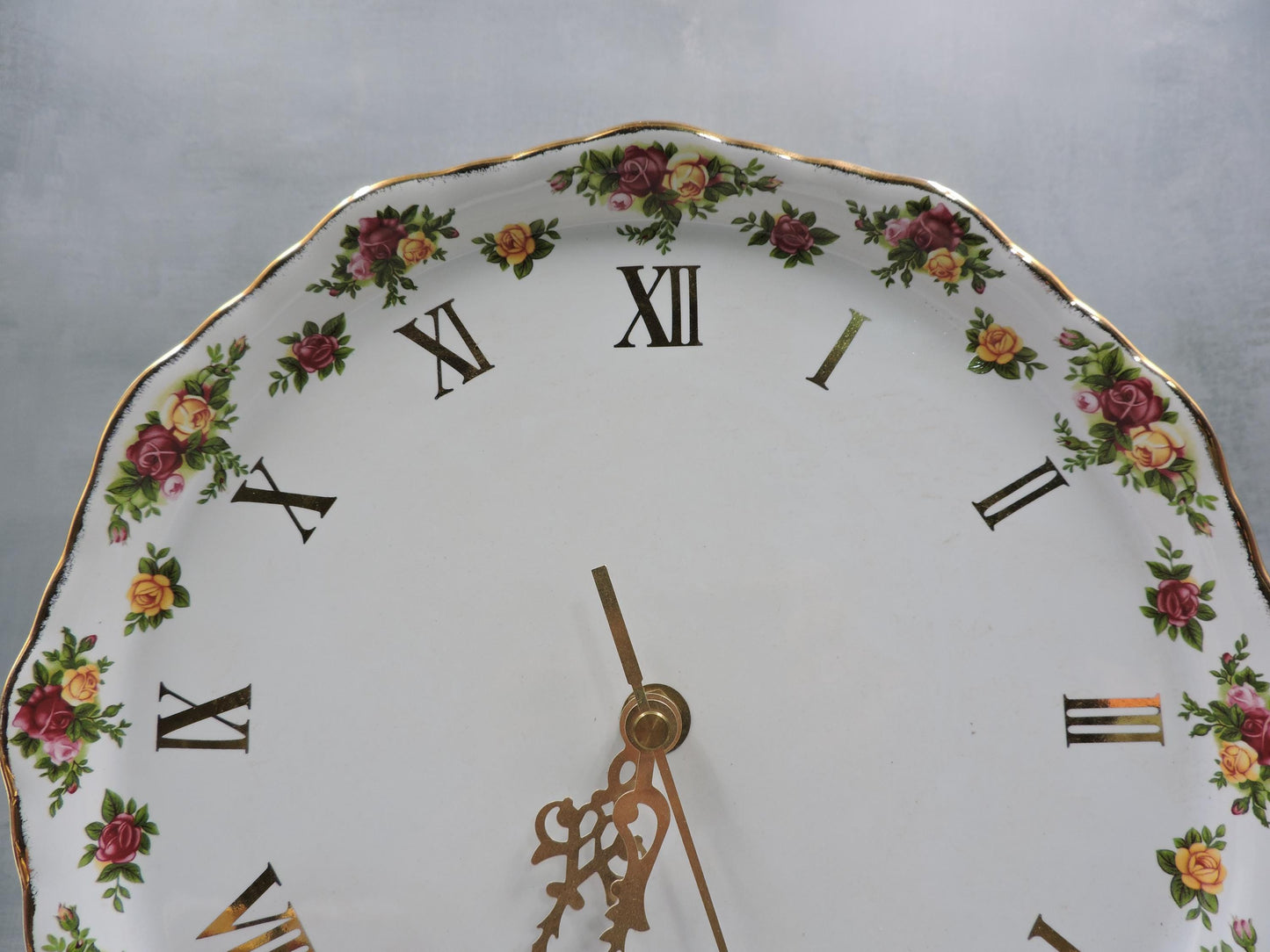 Royal Albert Old Country Roses Round Wall Clock