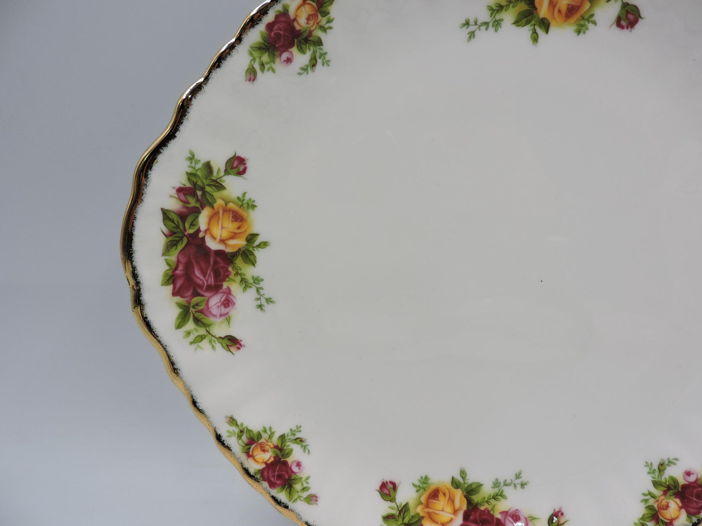 Royal Albert Old Country Roses Round Handled Tray