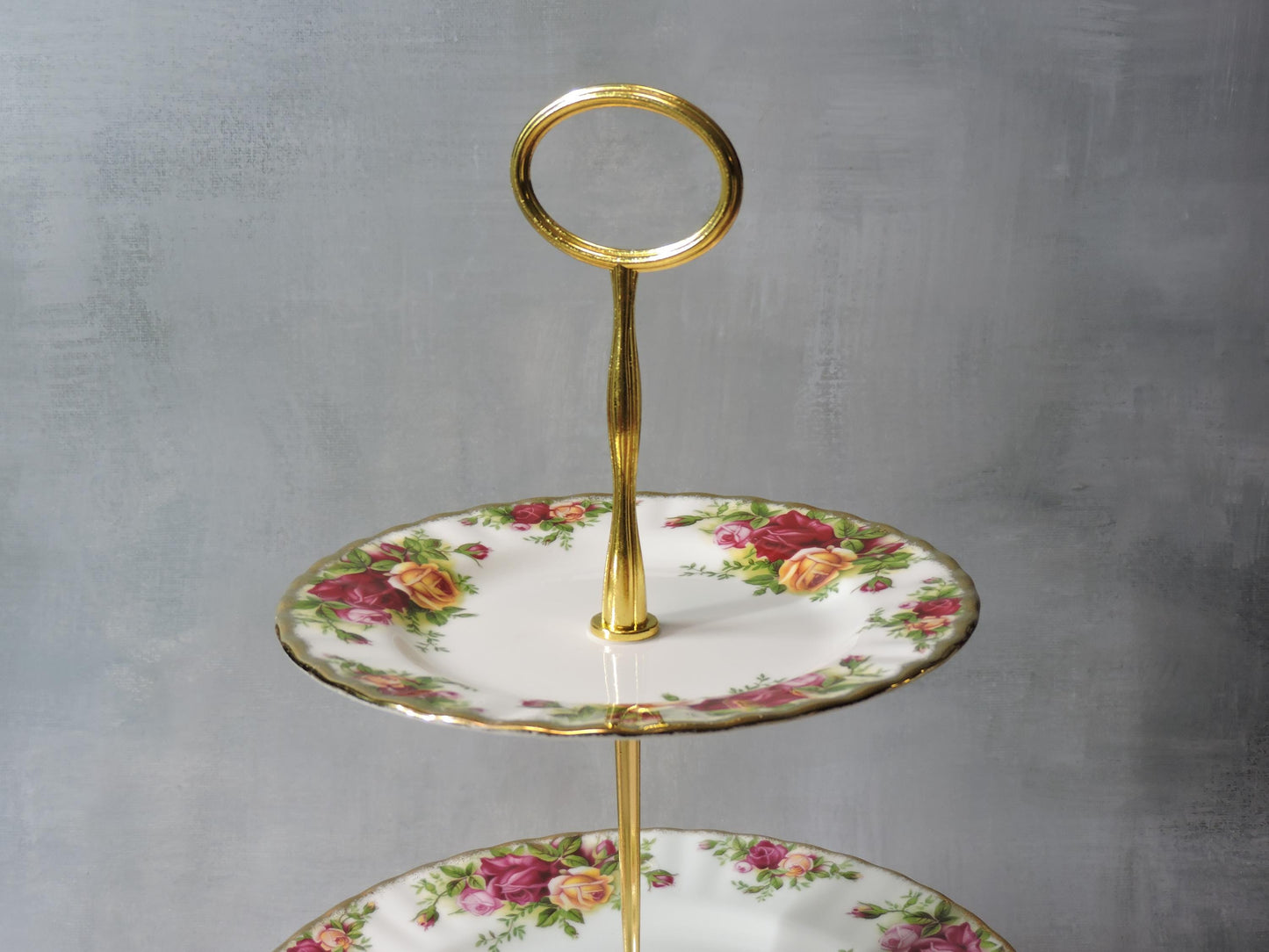 Royal Albert Old Country Roses 3 Tired Cake Stand