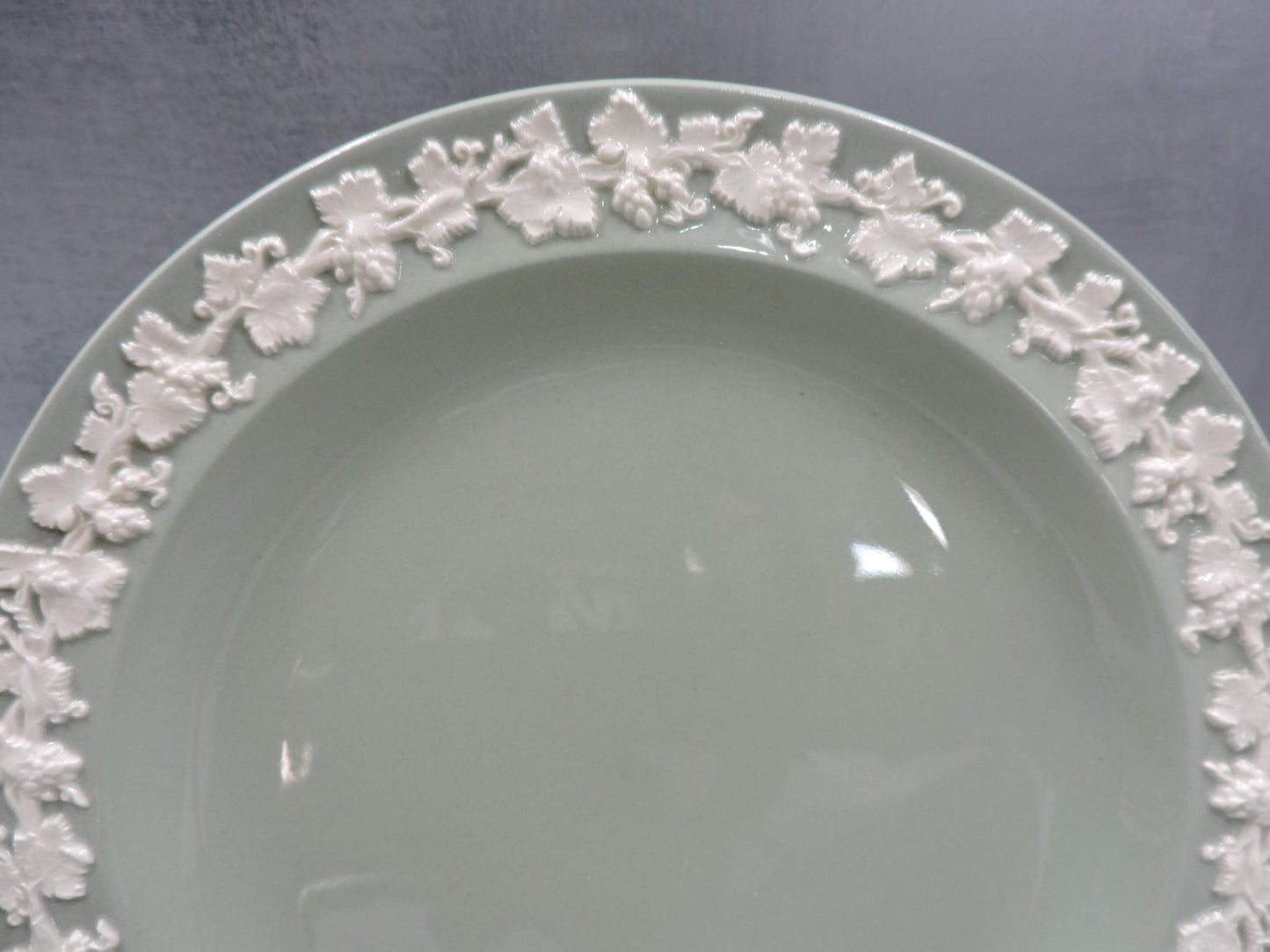 Wedgwood Celadon Green Etruria Queens ware Luncheon Plate