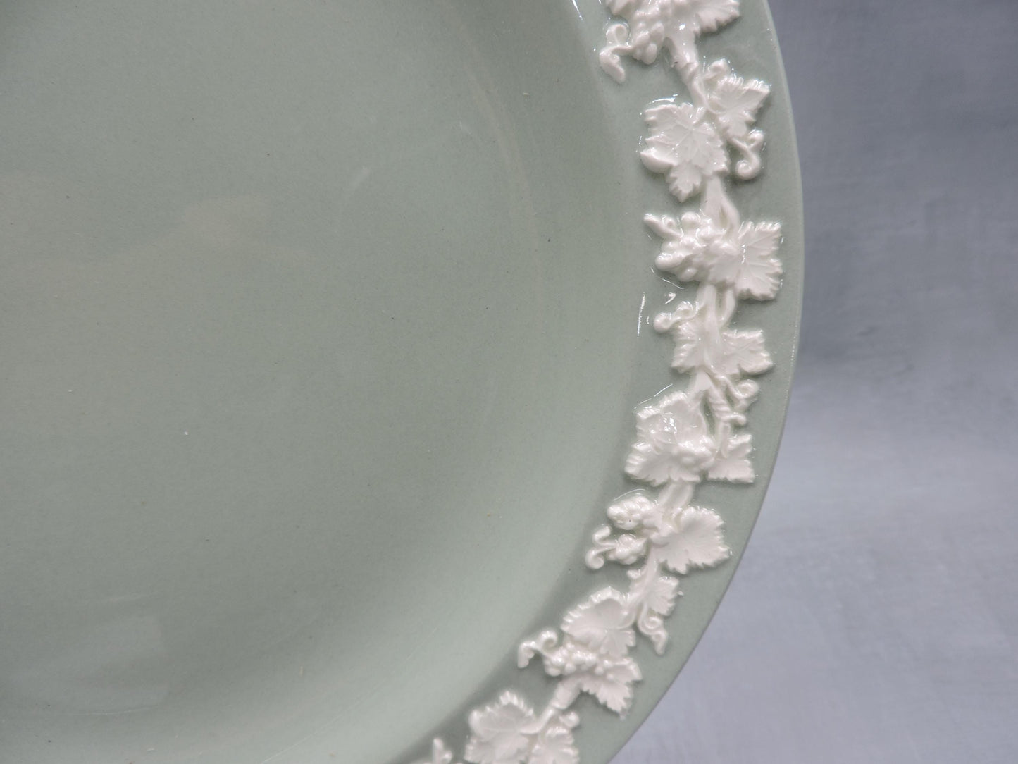 Wedgwood Celadon Green Etruria Queens ware Luncheon Plate