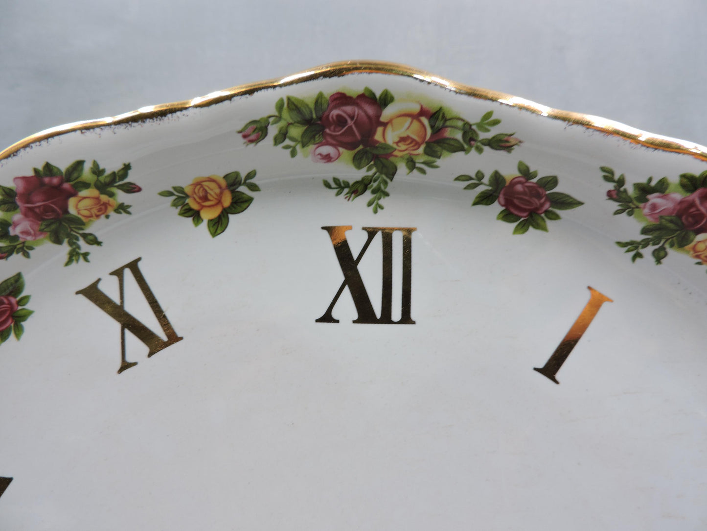 Royal Albert Old Country Roses Round Wall Clock