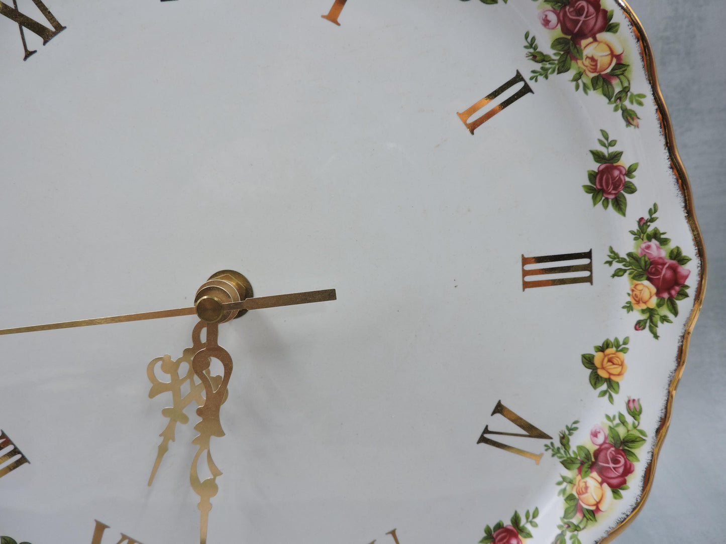 Royal Albert Old Country Roses Round Wall Clock