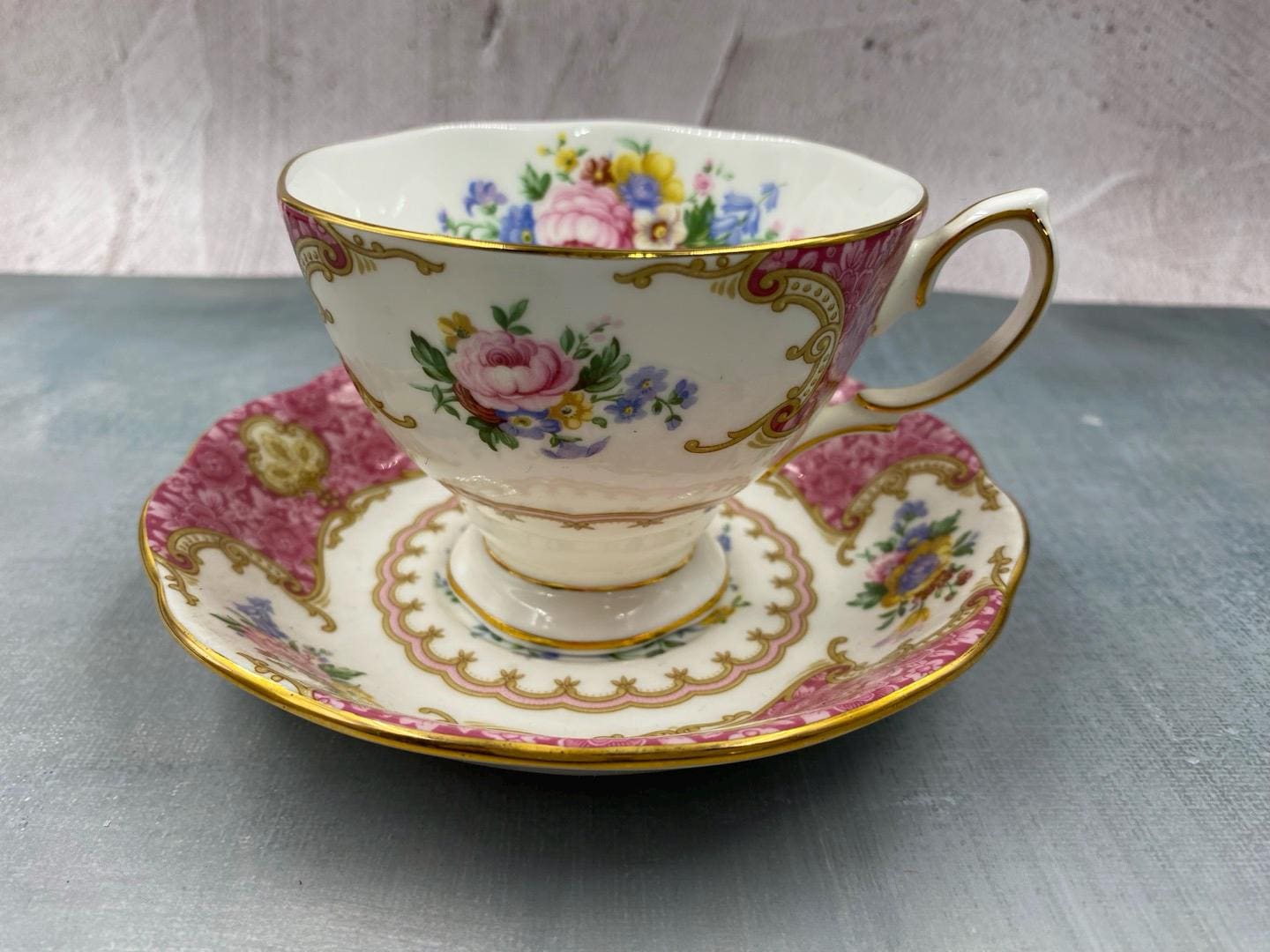 Royal Albert Lady Caryle Tea Cup and Saucer(Brand New)