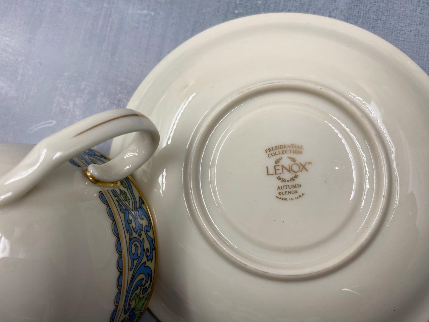 Lenox Autumn Coffee Cup and Saucer