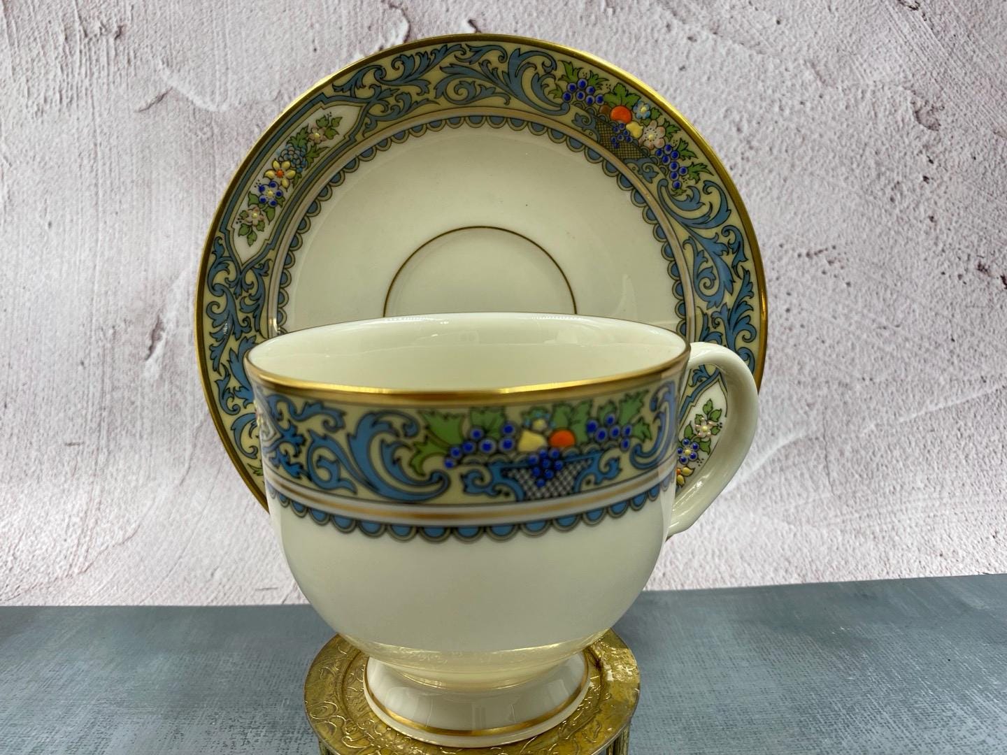 Lenox Autumn Coffee Cup and Saucer