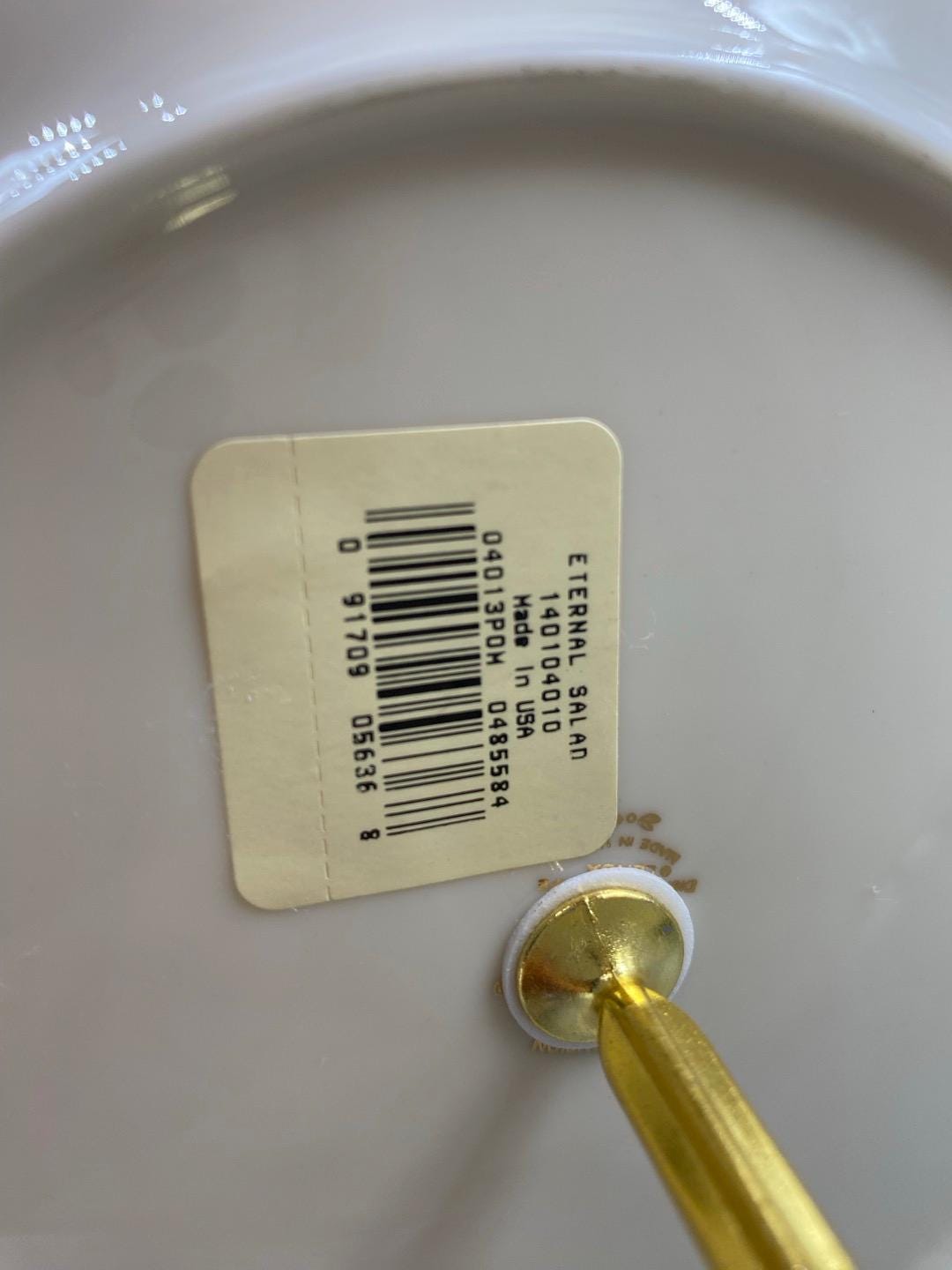 Lenox Eternal 3 tired serving tray and Tea Cup/Saucer for 6 Person