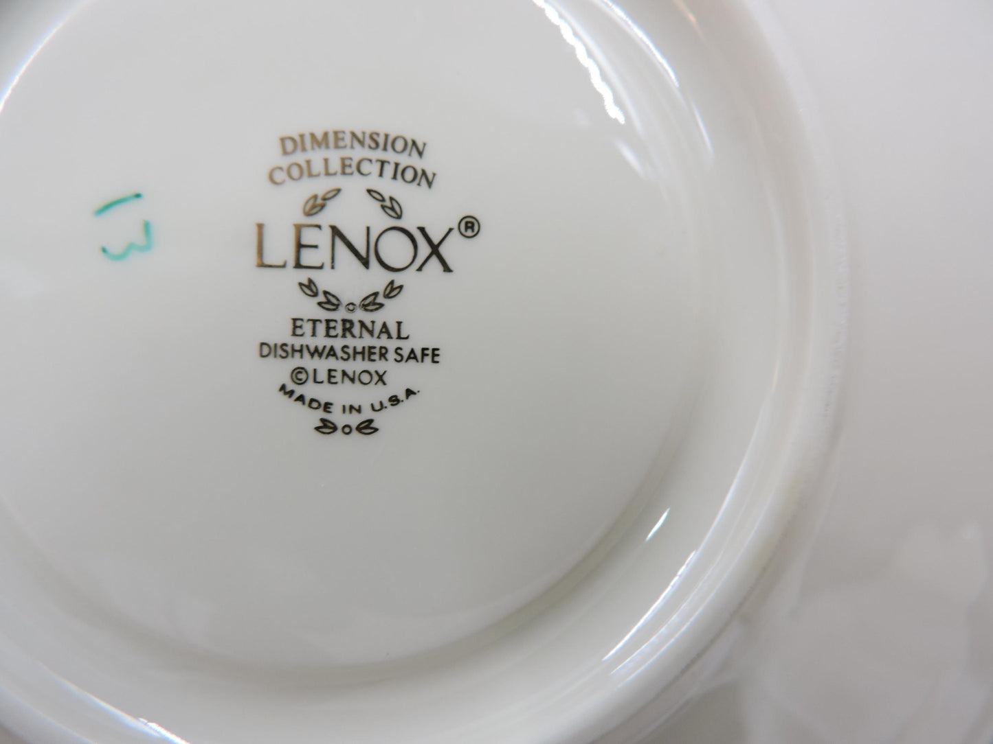 Lenox Eternal 3 tired serving tray and Tea Cup/Saucer for 6 Person
