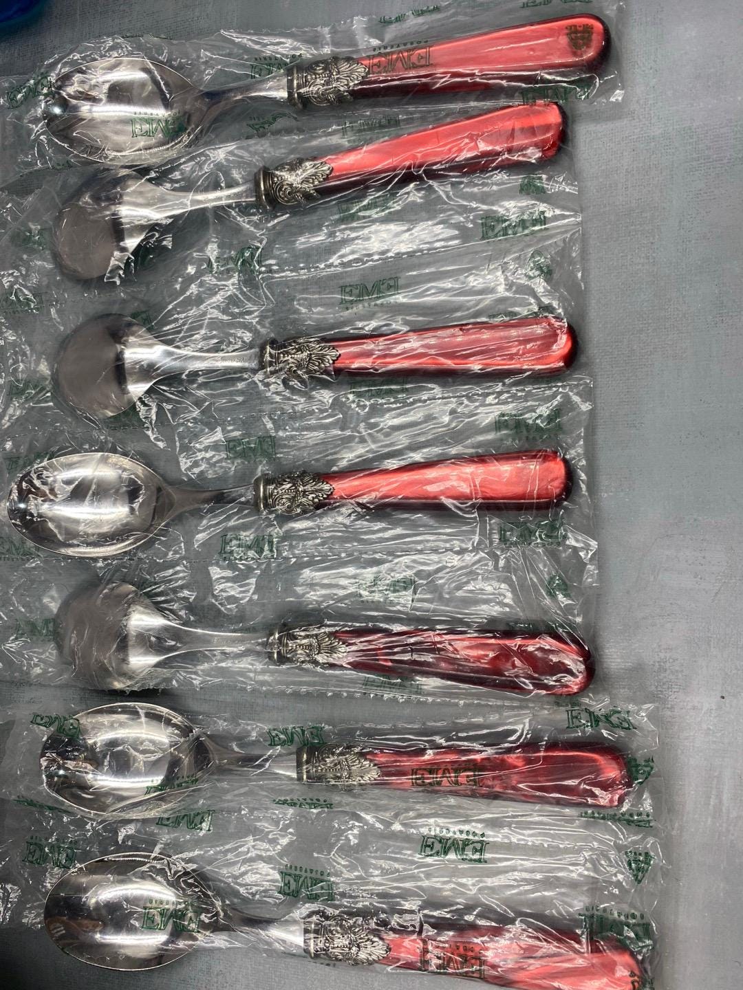 EME Flatware Napoleon Dinner Spoon Set of 7 (Brand New)