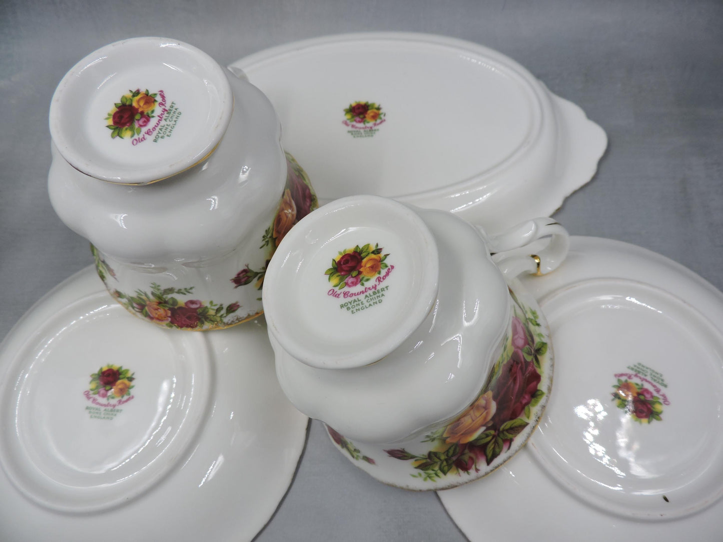 Royal Albert Old Country Rose Duo Tea Set (England) #1487