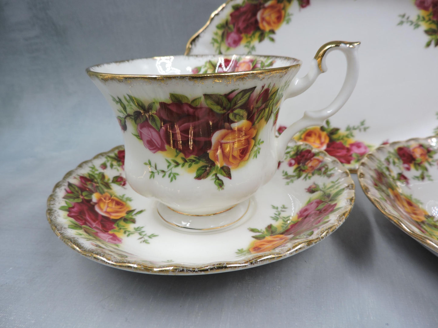 Royal Albert Old Country Rose Duo Tea Set (England) #1487