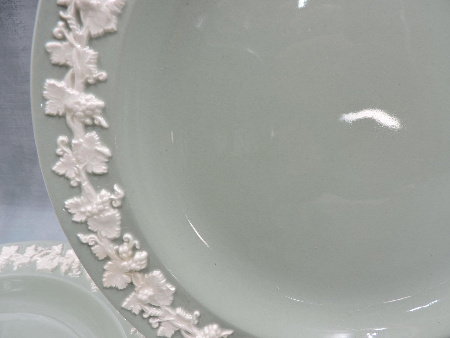 Wedgwood Celadon Green Etruria Queens ware Luncheon Plate