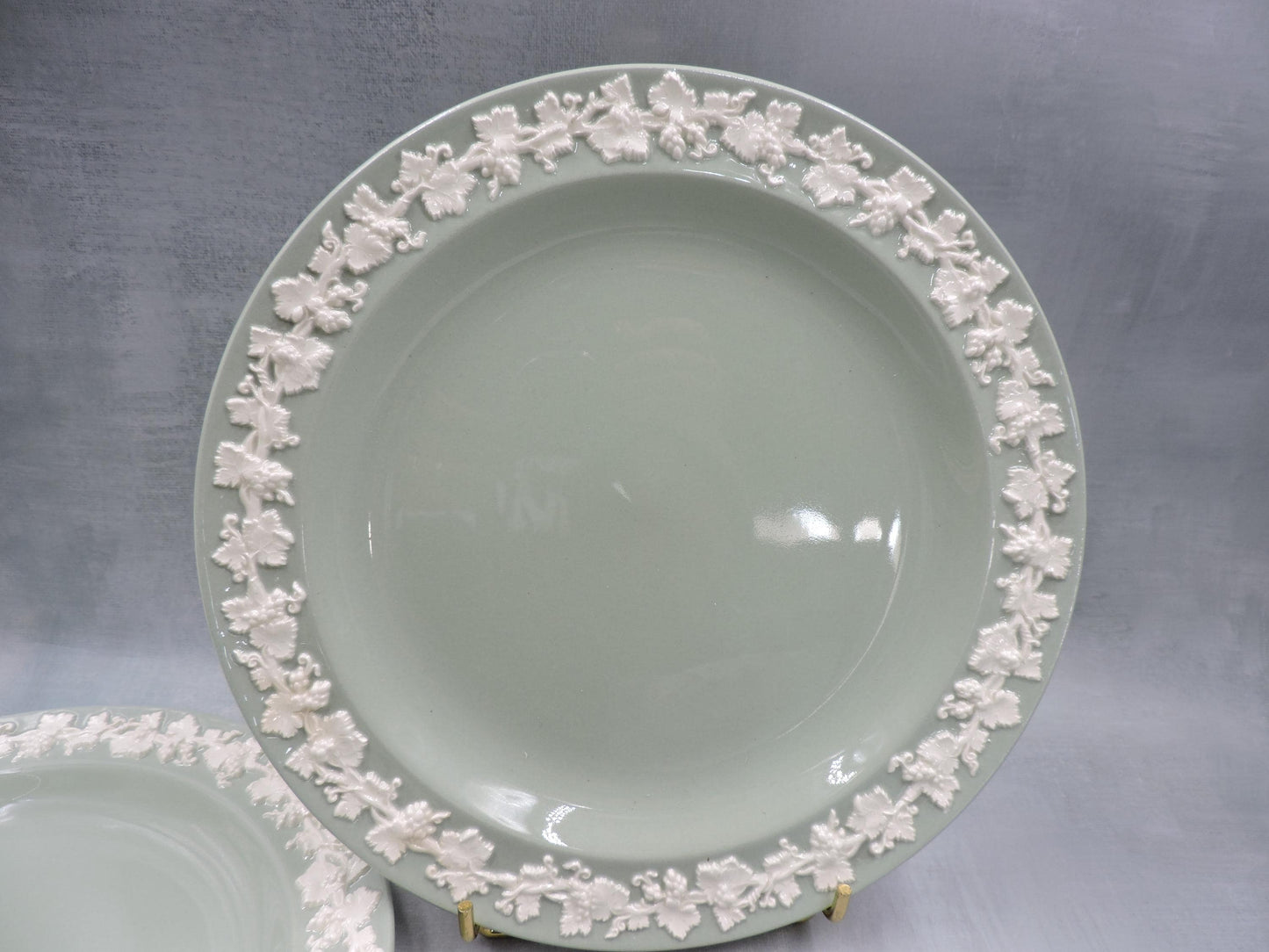 Wedgwood Celadon Green Etruria Queens ware Luncheon Plate