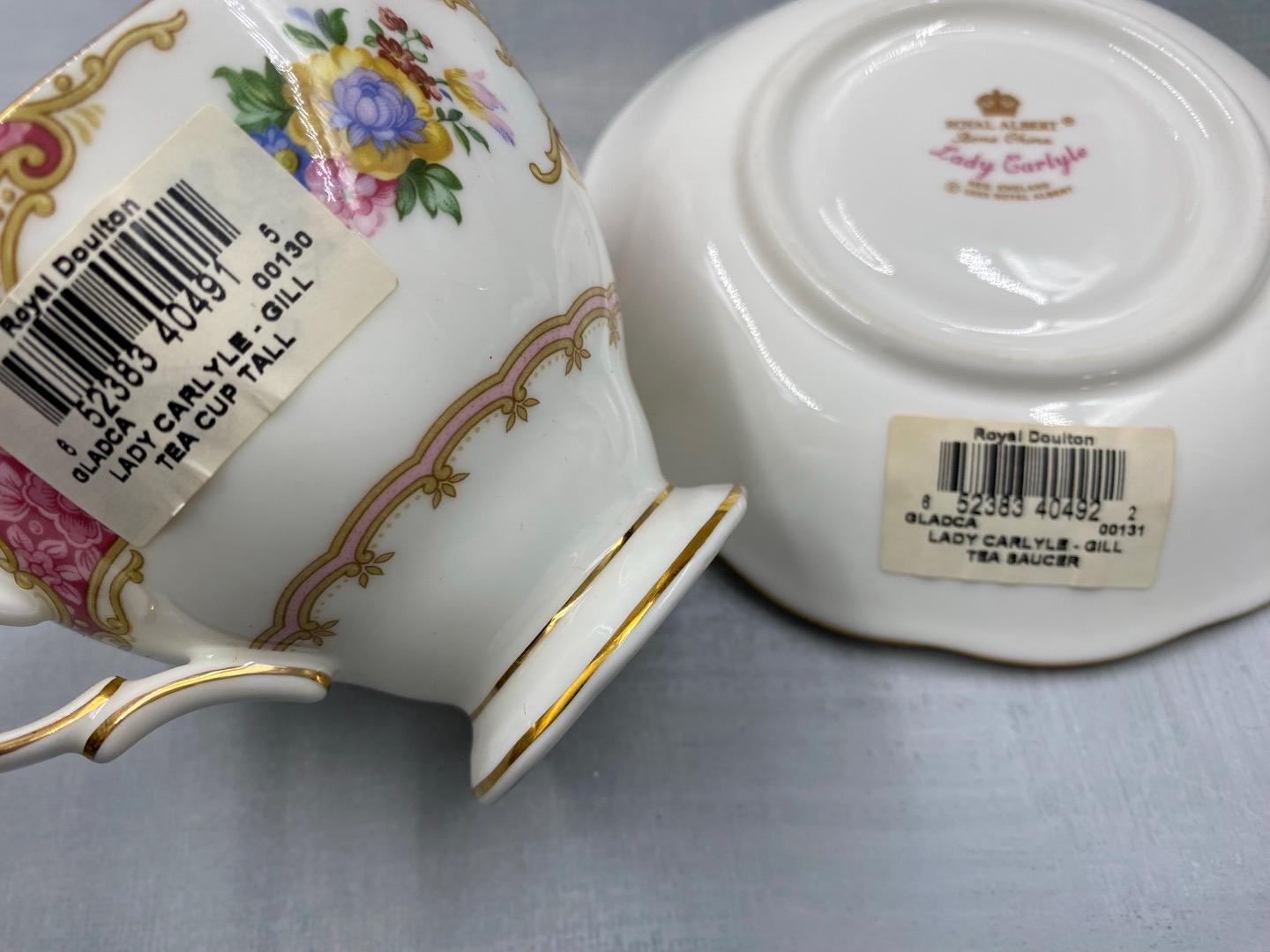 Royal Albert Lady Caryle Tea Cup and Saucer(Brand New)