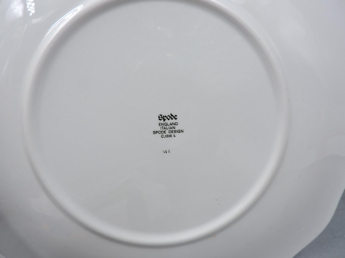 Spode Blue Italian Handled Square Tray #1501