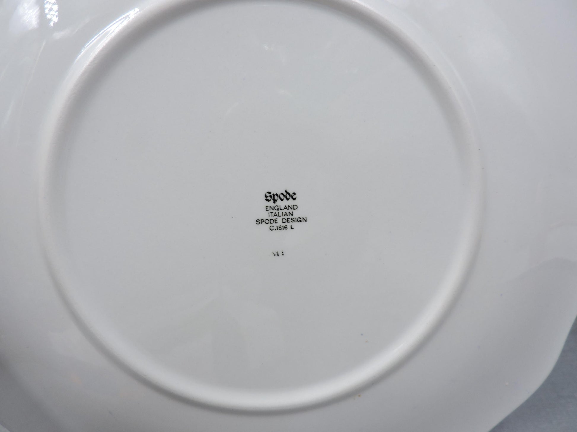 Spode Blue Italian Handled Square Tray #1501