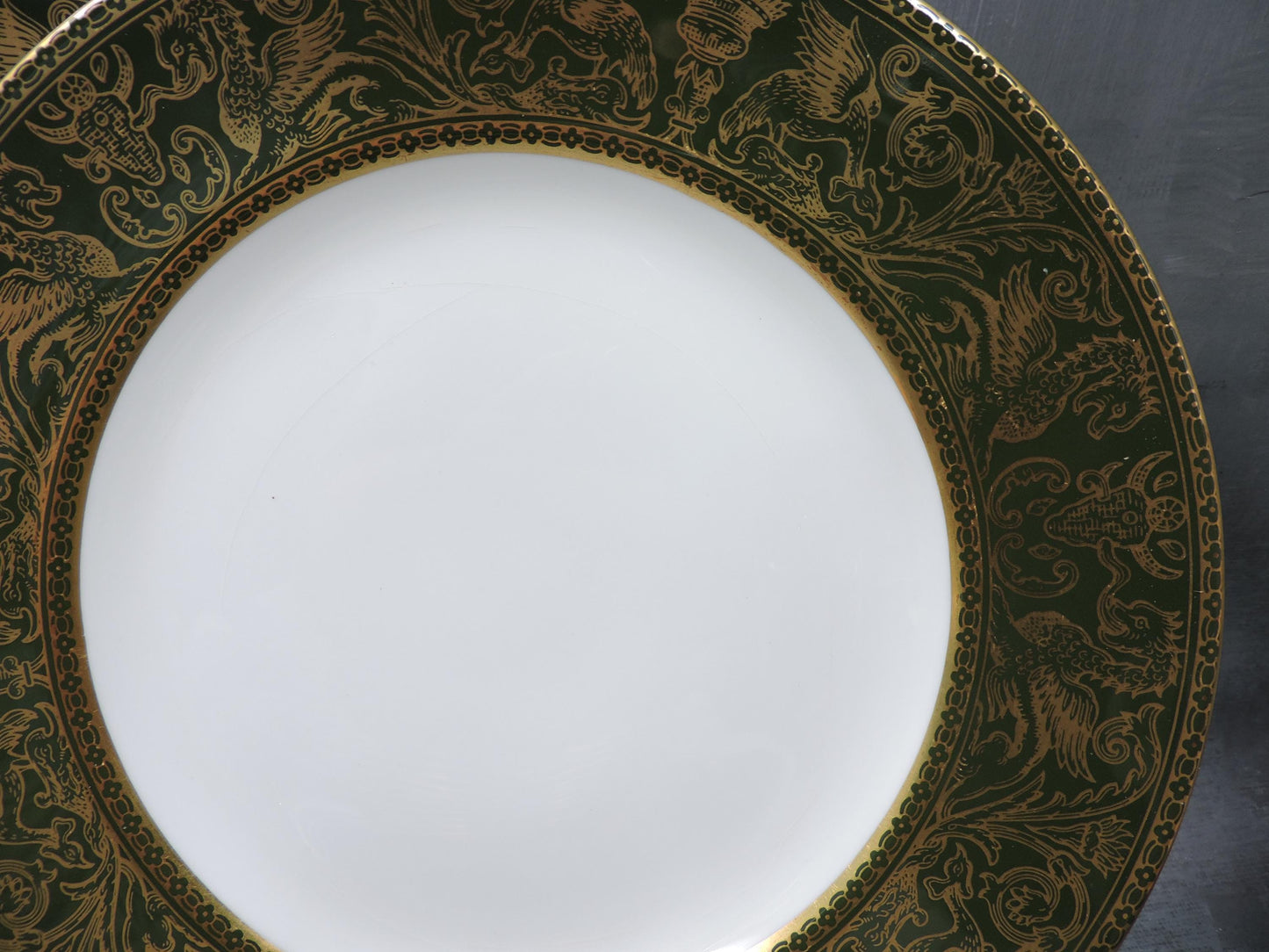 Wedgwood Florentine Green Gold W4170 Salad Plate Set of 4