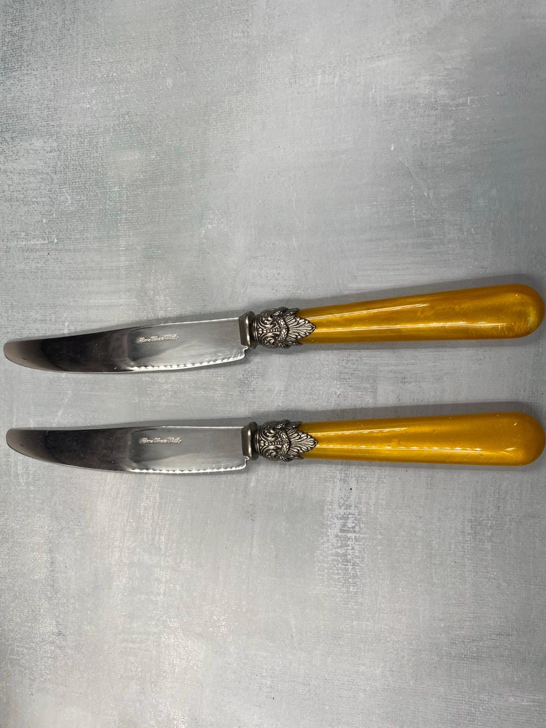 EME Flatware Napoleon Dinner Knife Set of 4 (Brand New)