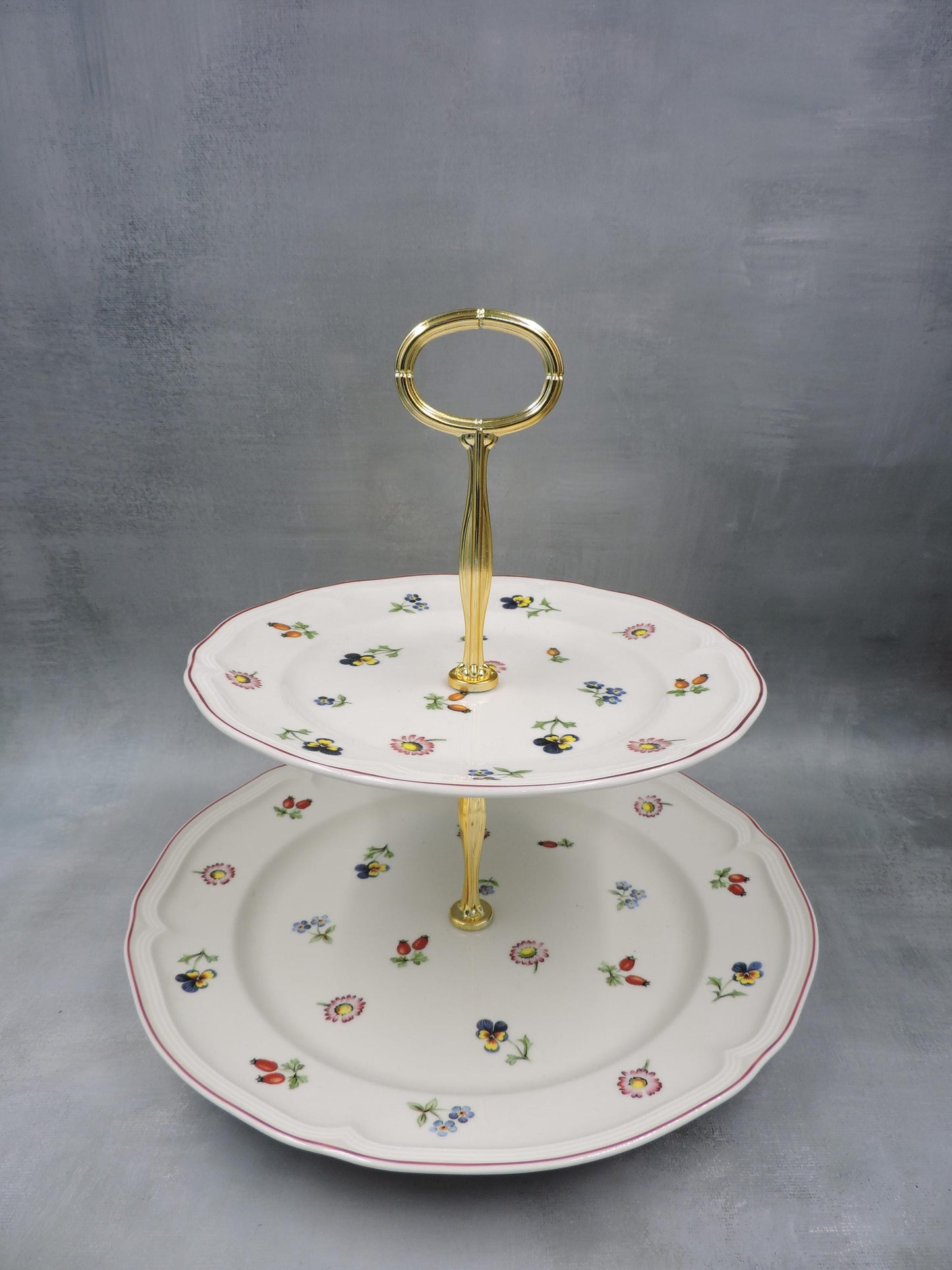 Villeroy and boch Petite Fleur 3 Tired Server #1480