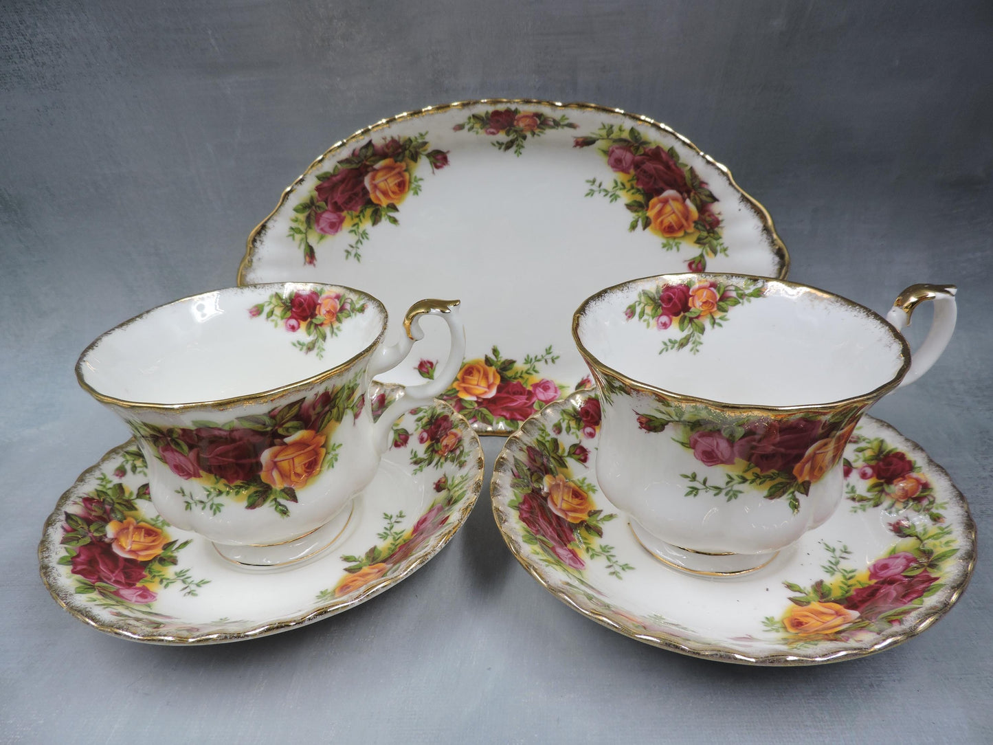 Royal Albert Old Country Rose Duo Tea Set (England) #1487