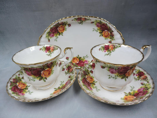 Royal Albert Old Country Rose Duo Tea Set (England) #1487