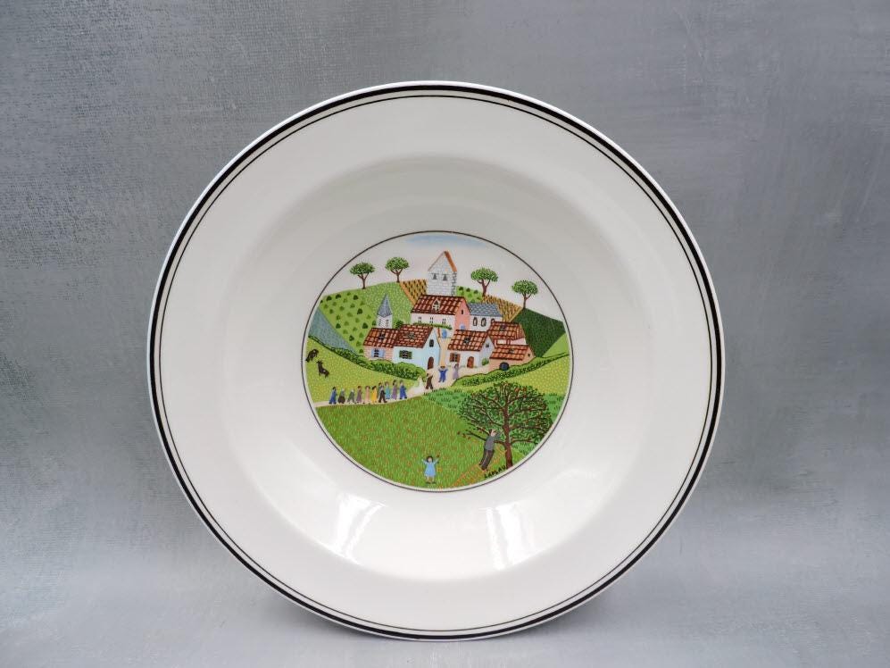 Villeroy and boch Design Naif Rim Cereal Bowl/ Sandwich Tray/ Oval Tray