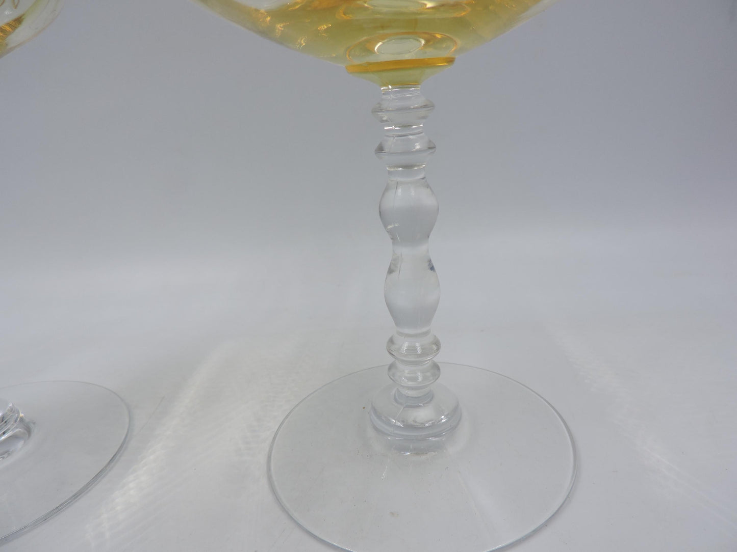 Frostria Etch Champagne/Tall Sherbet of 2