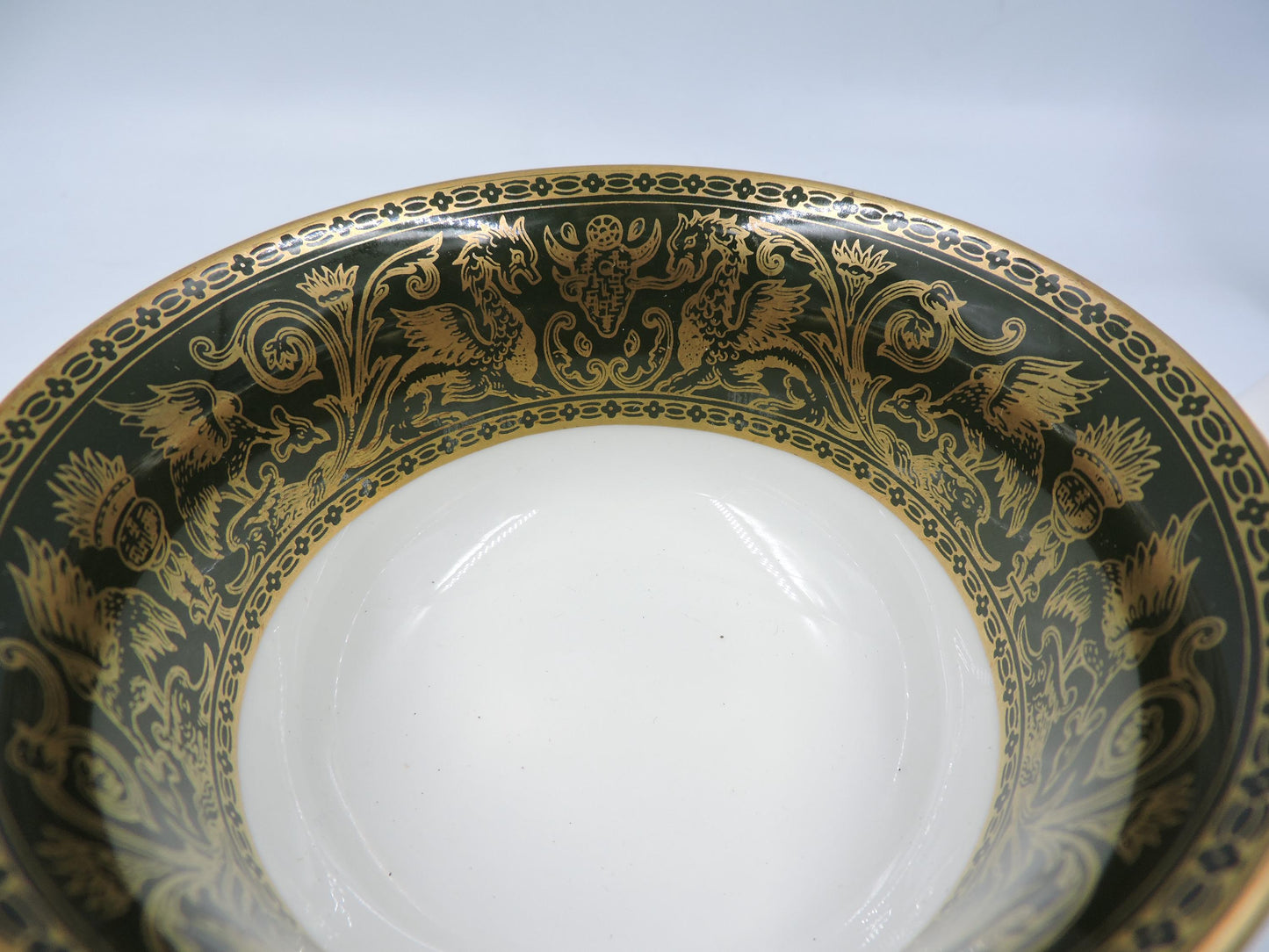 Wedgwood Florentine Green Gold W4170 Soup Cup