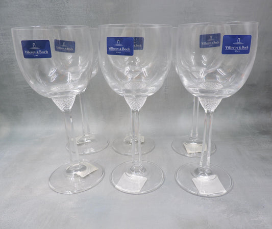 11-7390-0020 Villeroy & Boch Octavie Claret, 9.5 oz, Crystal Set of 6