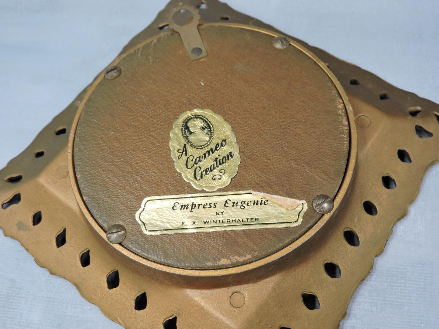 Vintage Cameo Creation Empress Eugene F.X. Winterhalter Frame Set of 2