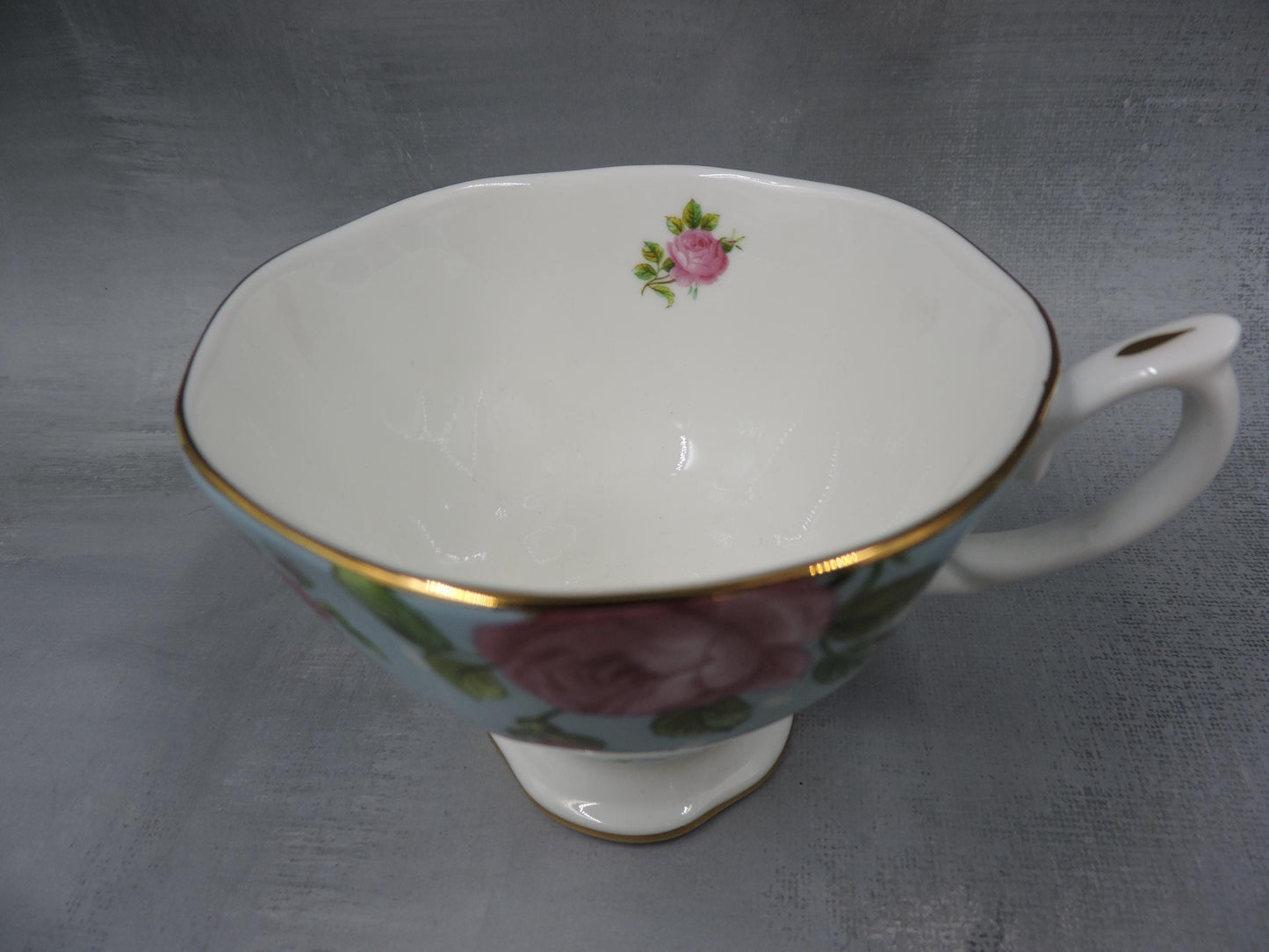 Royal Albert Polka Blue Tea Cup