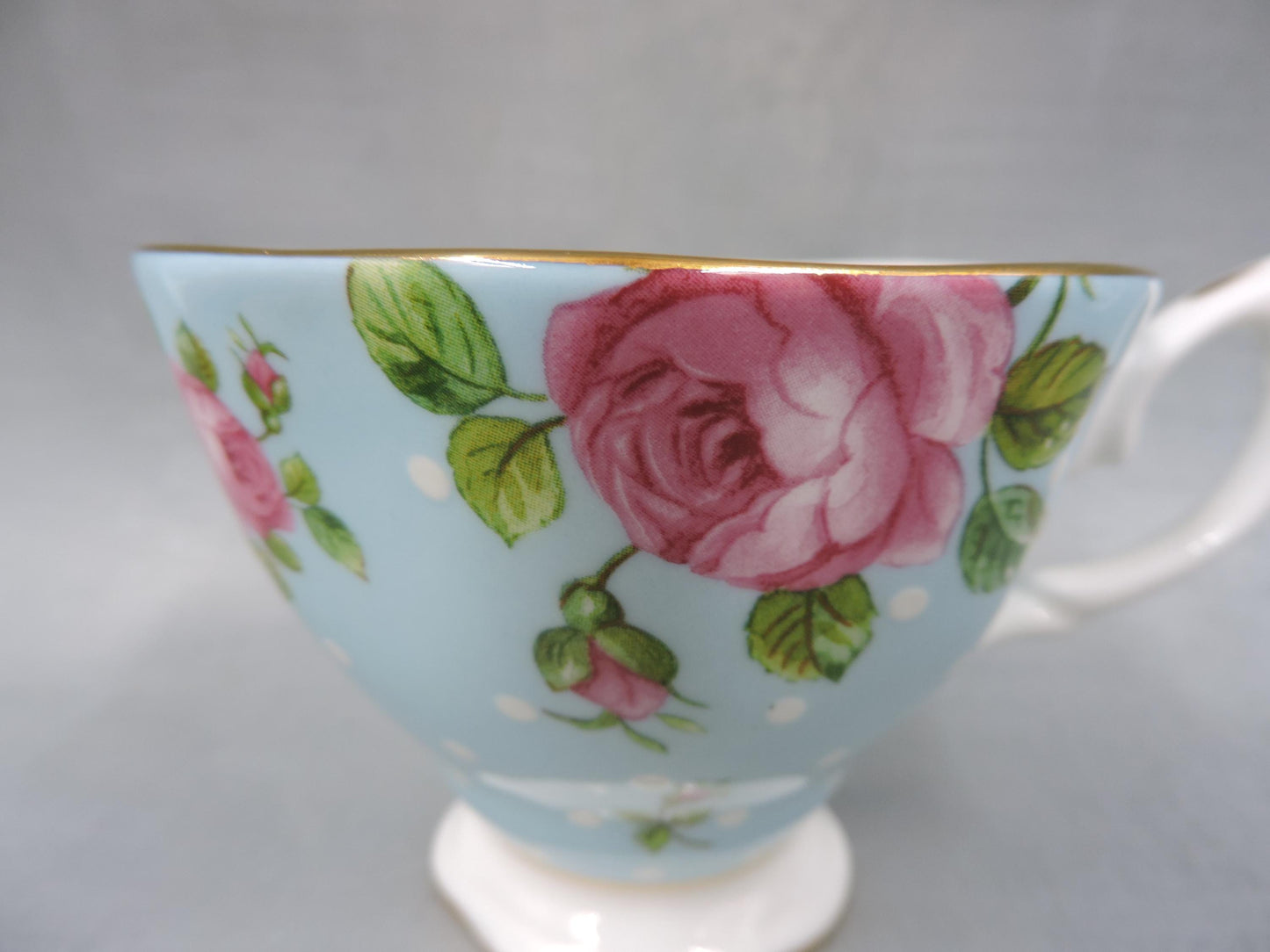 Royal Albert Polka Blue Tea Cup