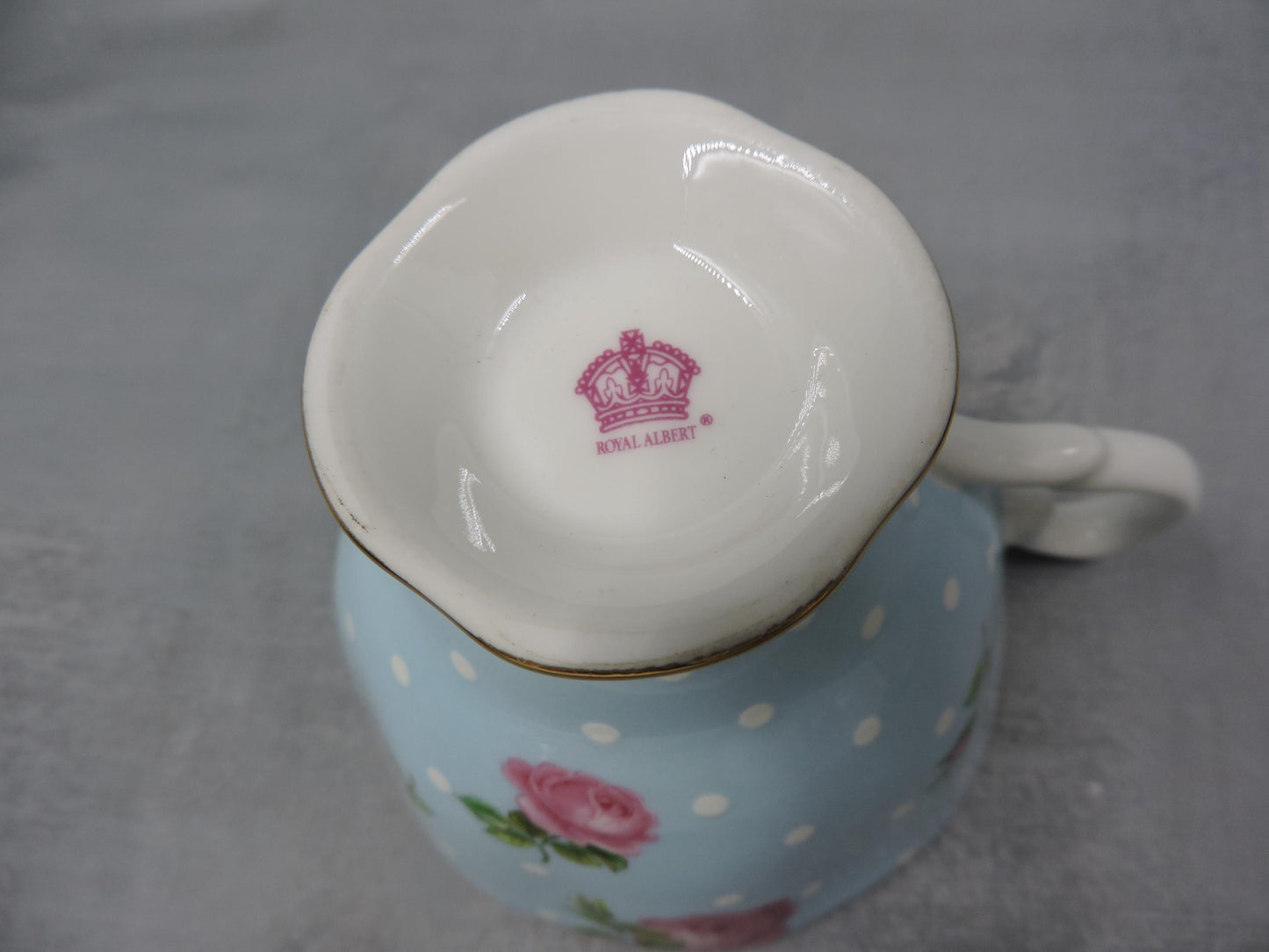 Royal Albert Polka Blue Tea Cup