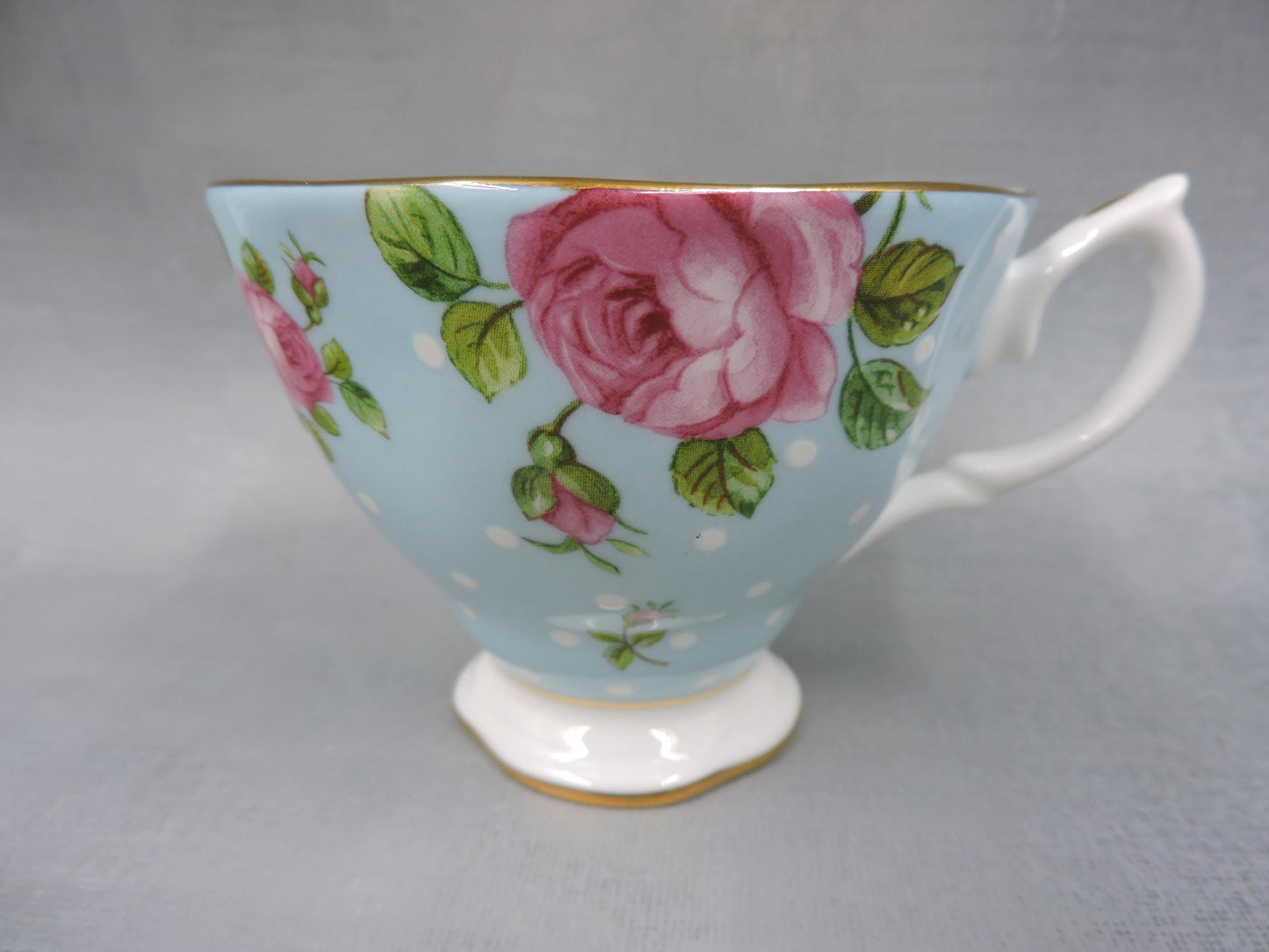 Royal Albert Polka Blue Tea Cup